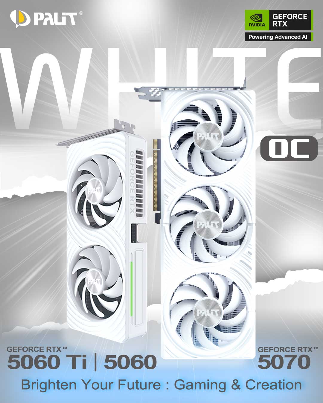 White build lovers, this one's for you 🤍🔥 Meet the Palit GeForce