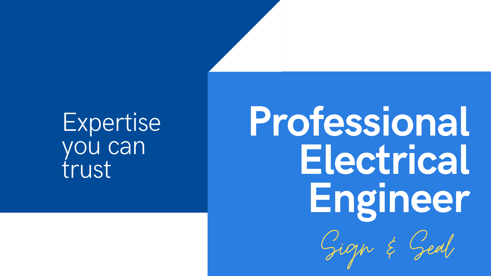 Professional Electrical Engineer - Sign and Seal & Engineering Services ...