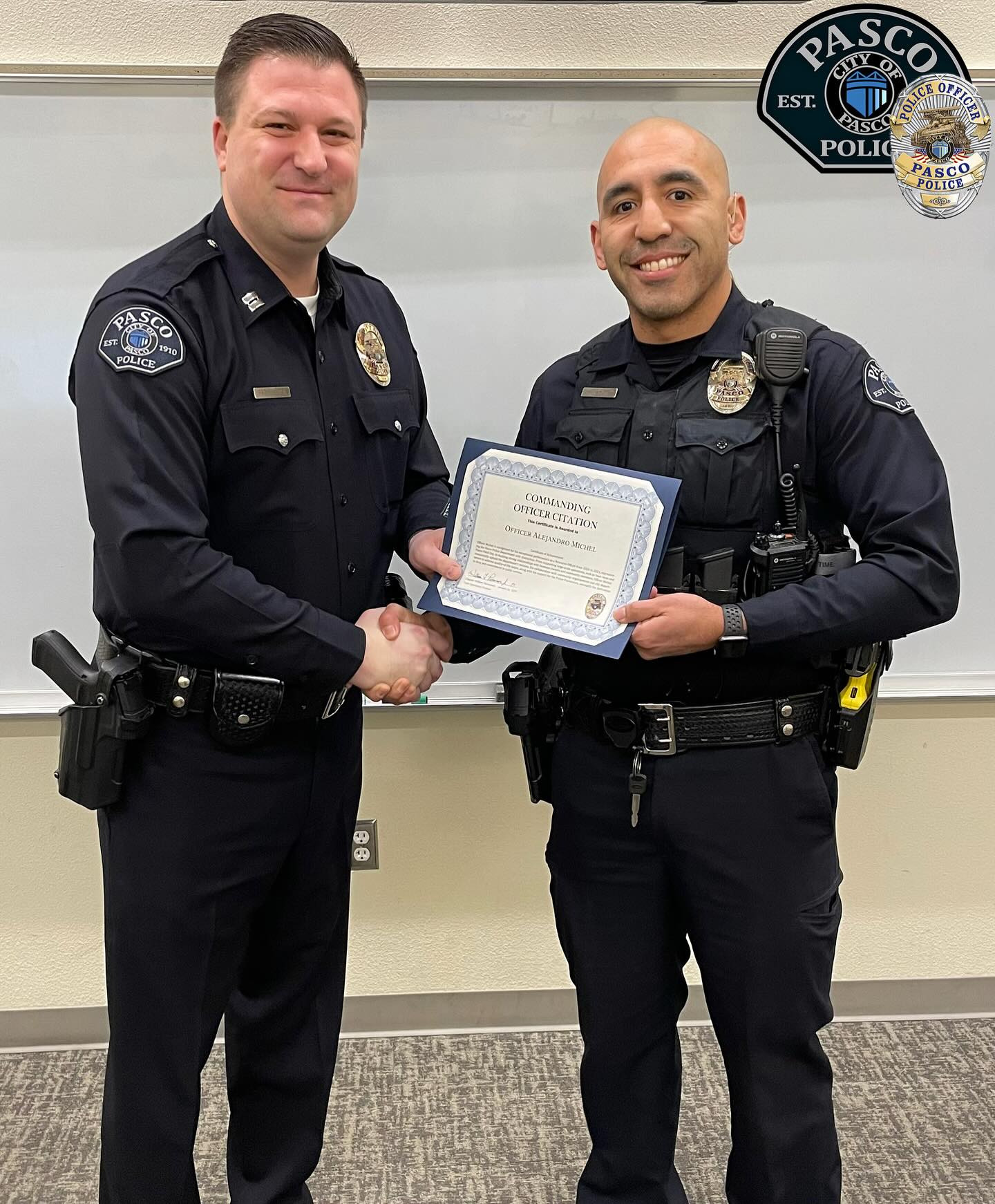Pasco - Meet Officer Alejandro “Alex” Michel We are proud to recognize ...