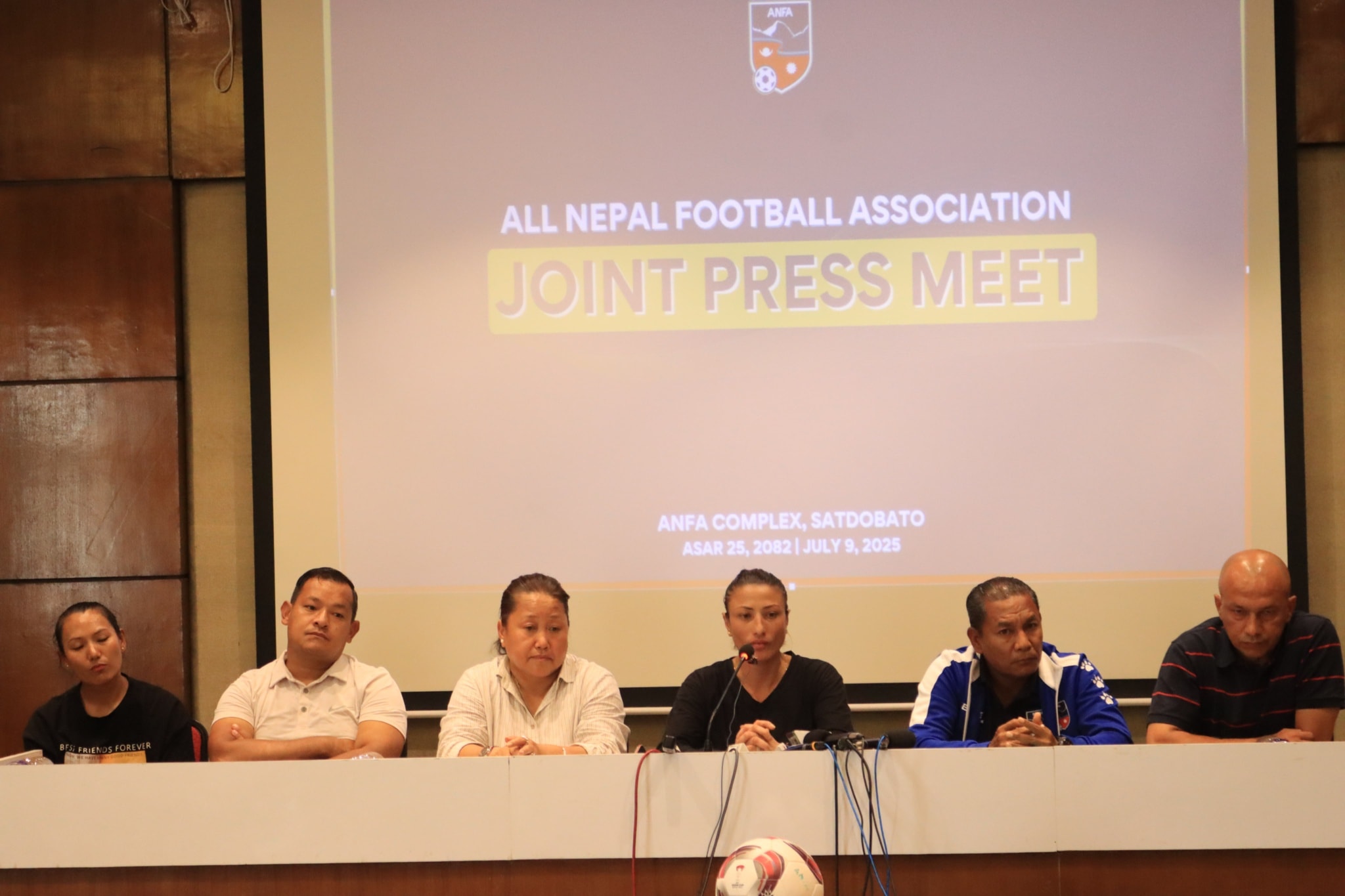 The joint press meet... - All Nepal Football Association-ANFA | Facebook