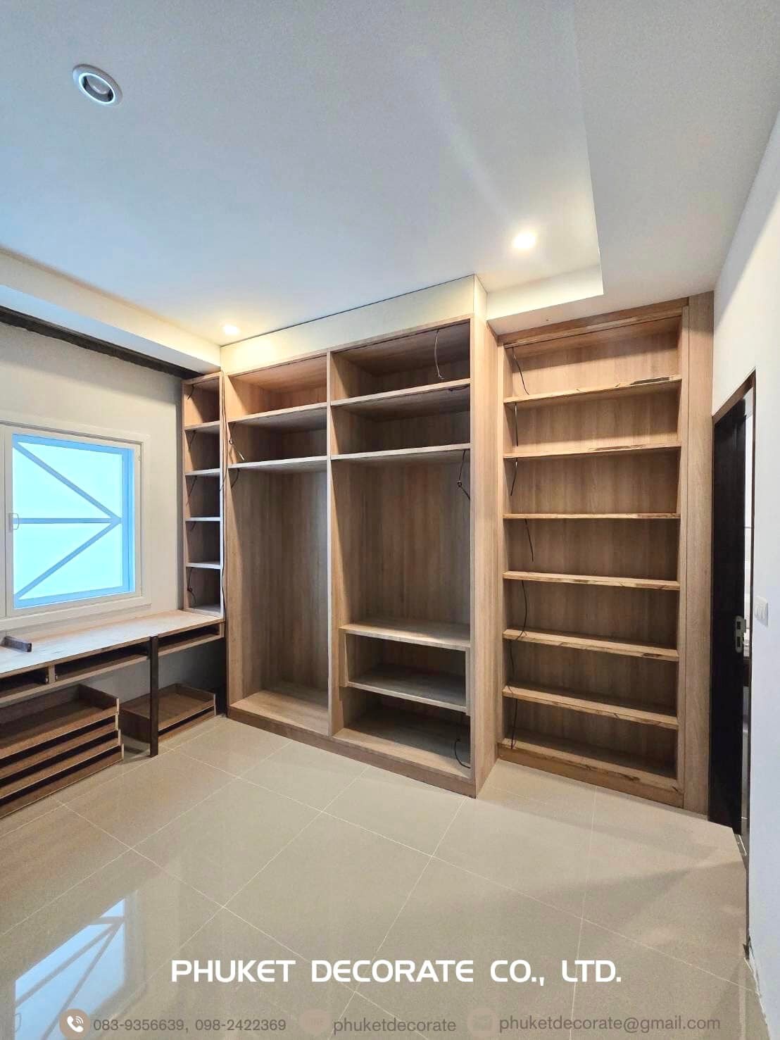 งานตกแต่งภายในห้องนอน walk in closet 🏠🚪 มบ.ศุภาลัยเบลล่าเกาะแก้ว รับ ...