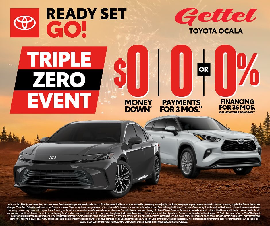 Gettel Toyota Ocala | Ocala FL