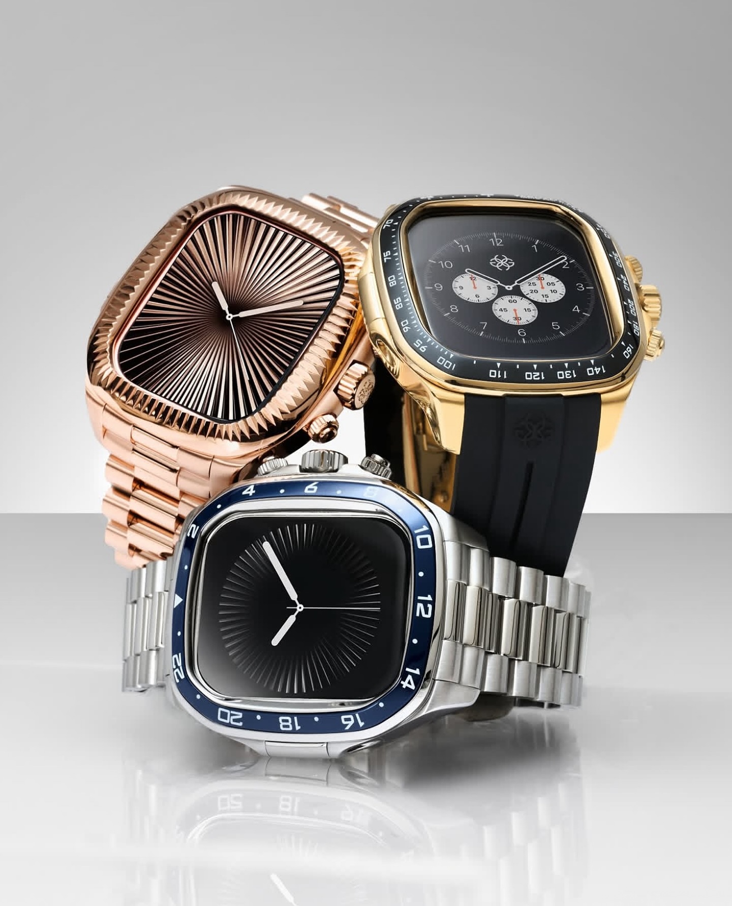 Golden - Crown Edition. Crafted to transform the Apple Watch 10 