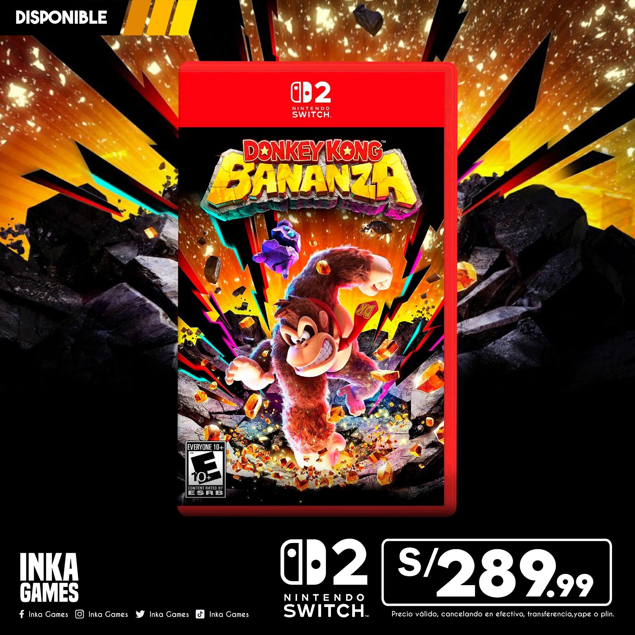 Inka - ¡Donkey Kong Bananza ya está disponible en Inka Games! 🍌 ...