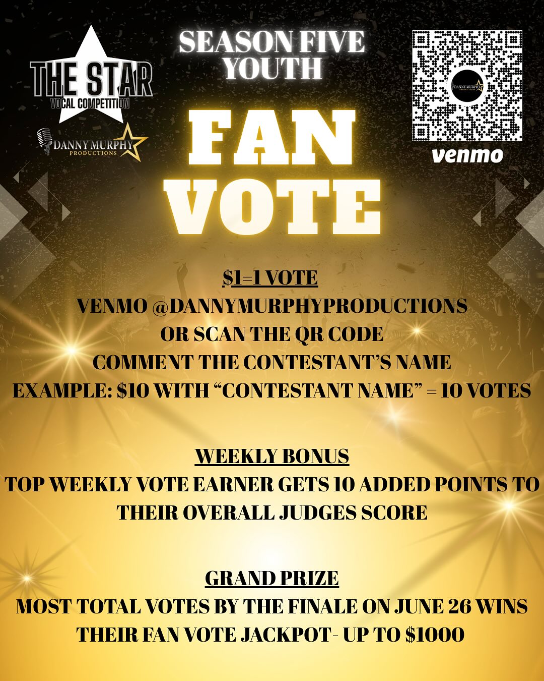 ⭐️⭐️THE FAN VOTE IS OPEN FOR... - The Star Vocal Competition | Facebook