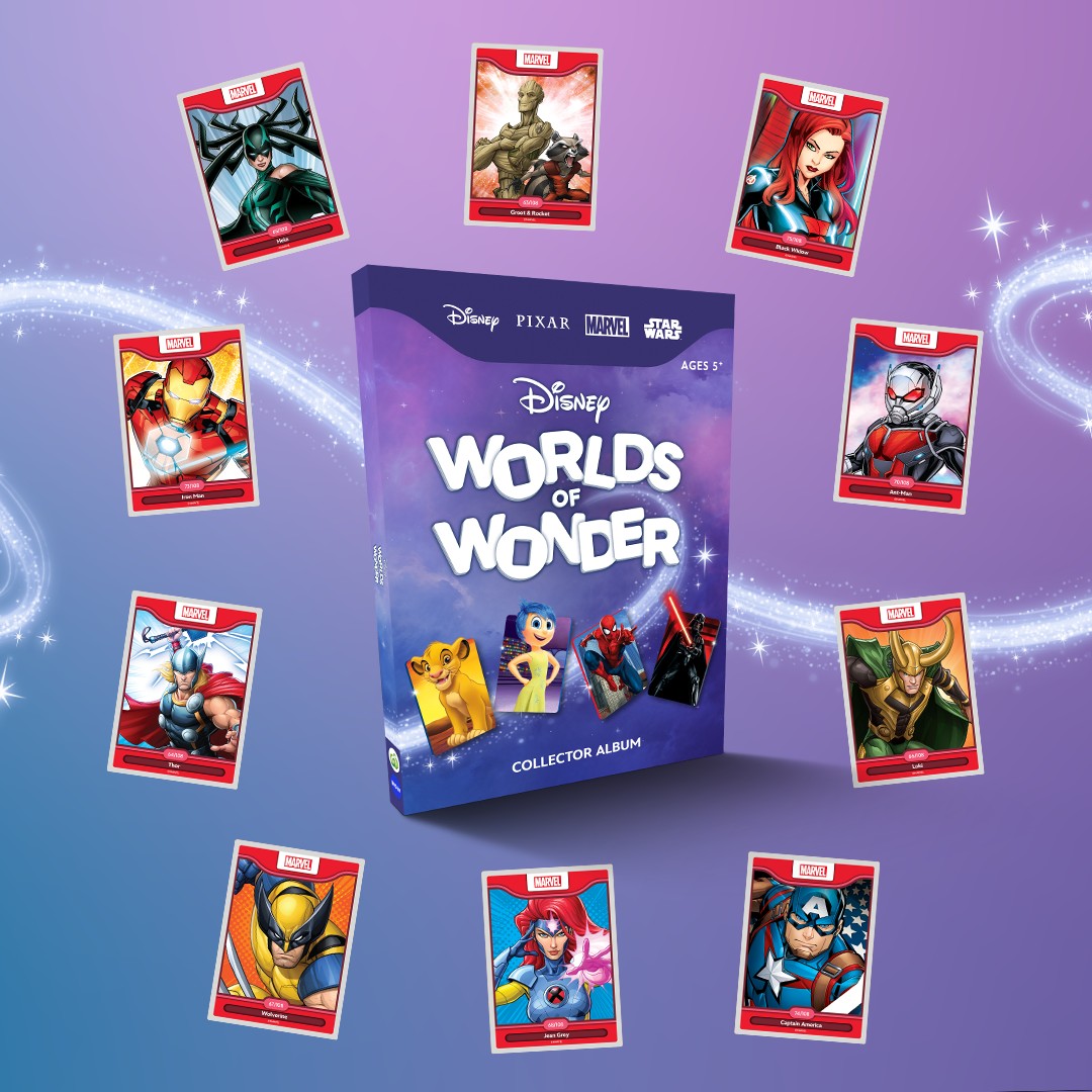 A closer look at the Marvel cards… 👀 Disney Worlds of Wonder