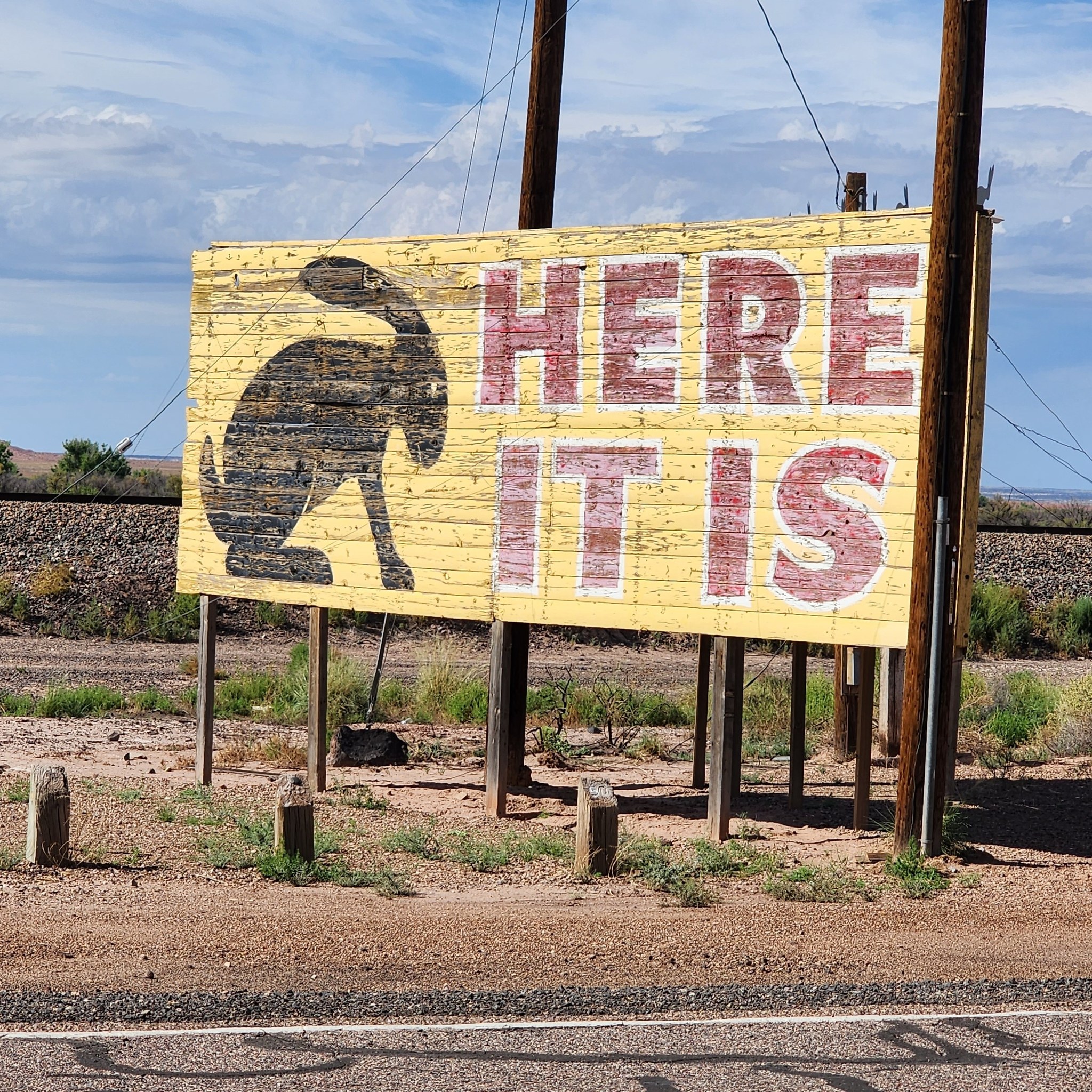 The Here it Is Sign is one of the Most Iconic Signs along the