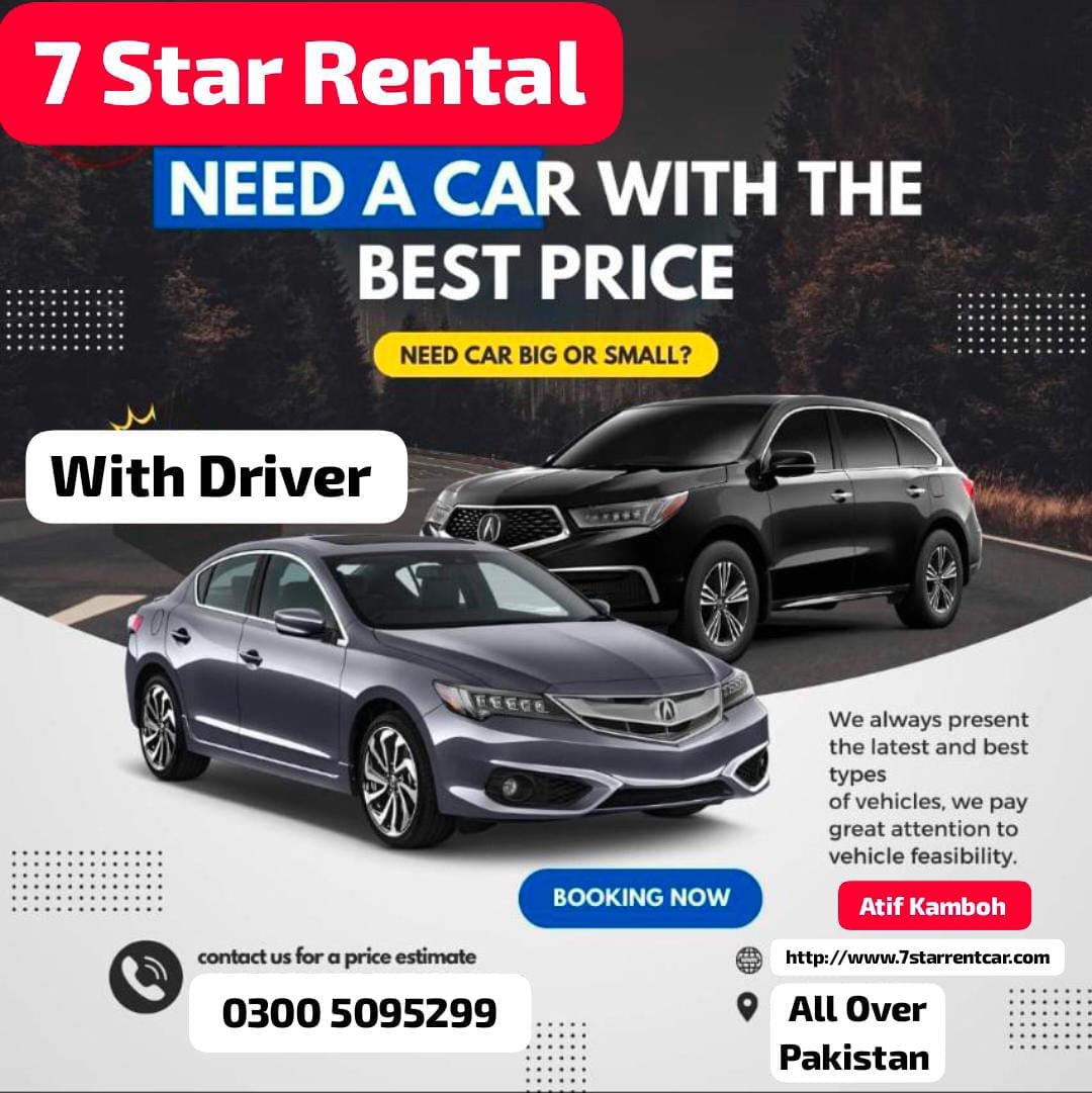 7 Star Rent a Car Rahim Yar Khan | Rahimyar Khan
