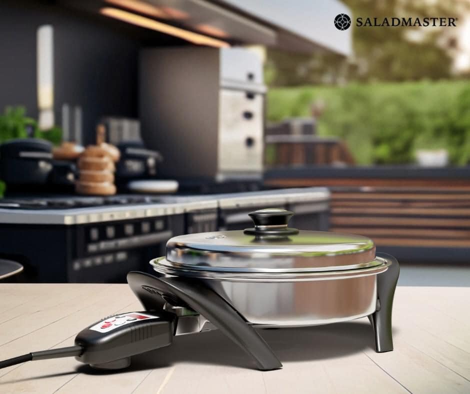 Saladmaster 12-inch electric oil core skillet benefits