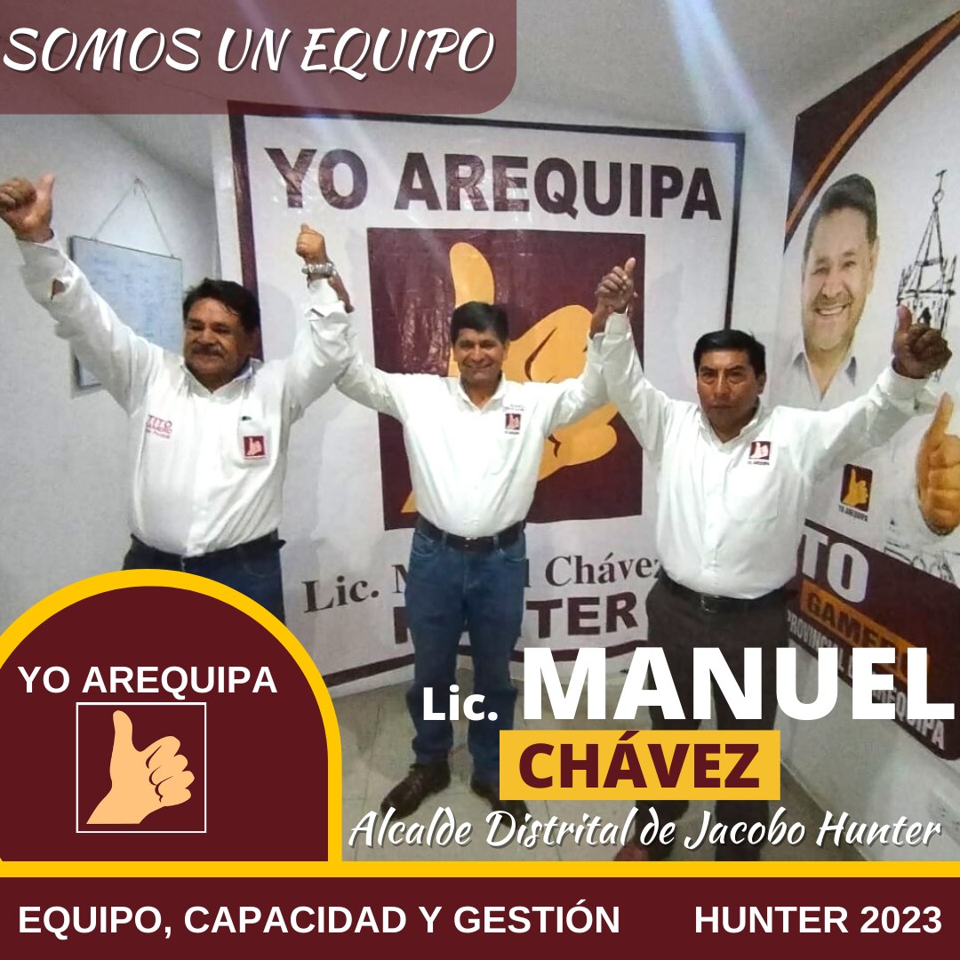 Manuel Chávez - A la alcaldía de Hunter 2022