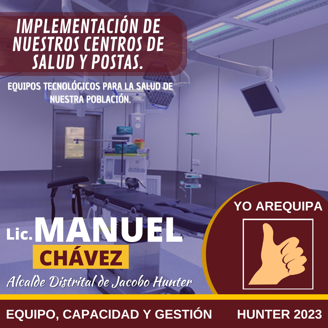 Manuel Chávez - A la alcaldía de Hunter 2022