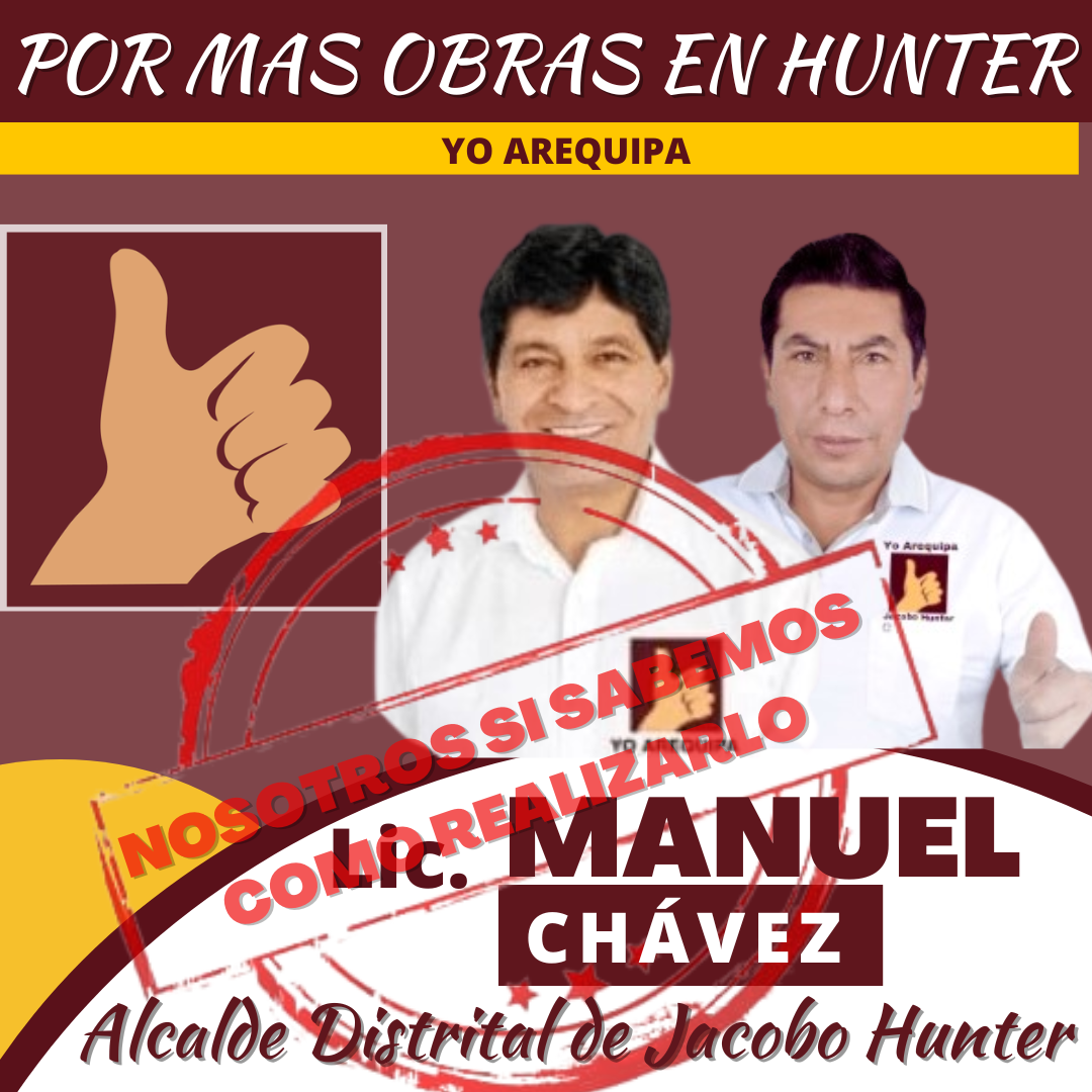 Manuel Chávez - A la alcaldía de Hunter 2022