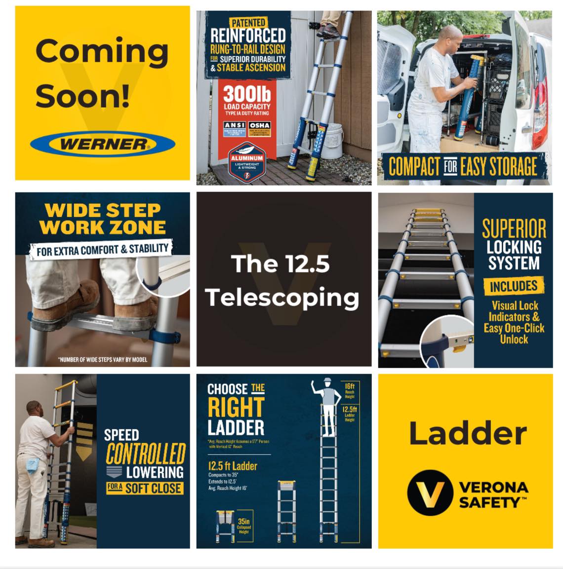 Verona - 🚨 Introducing the NEW Warner 12.5’ Telescoping Ladder! 🚨 ...