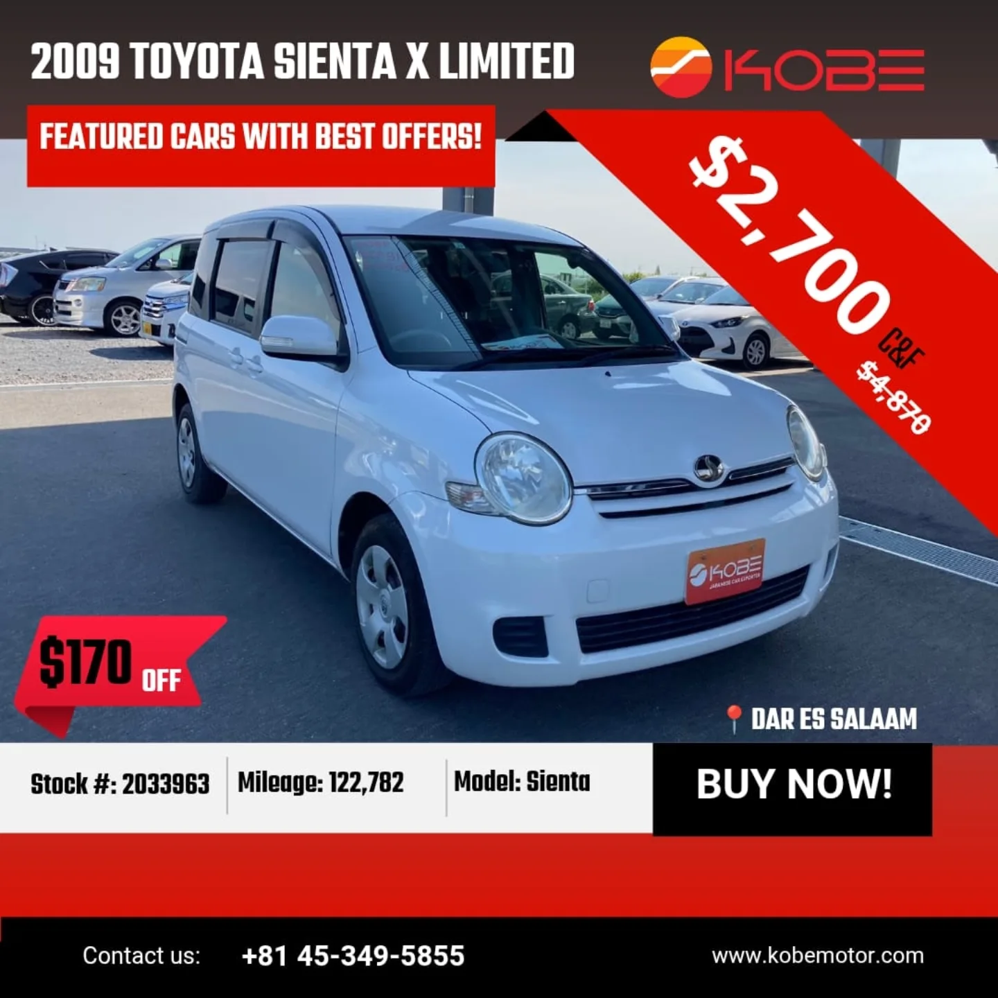 Drive your dream car today! 🚗💨 The best offers from Kobe Motor