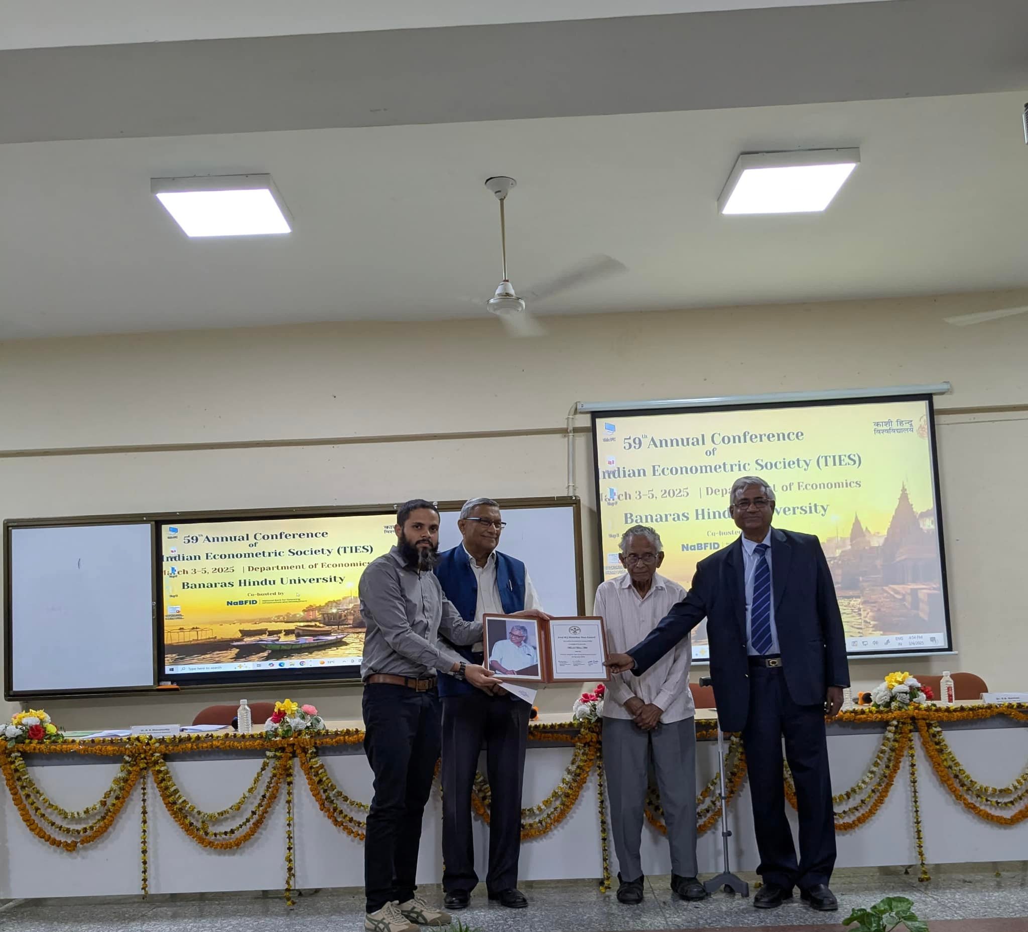 Proud moment for the Mumbai School of Economics The MJ Manohar Rao ...