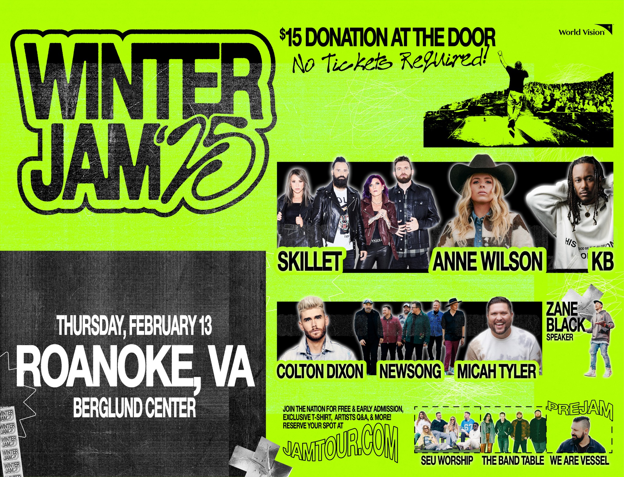 Winter Jam 2025 at Berglund Center tomorrow
