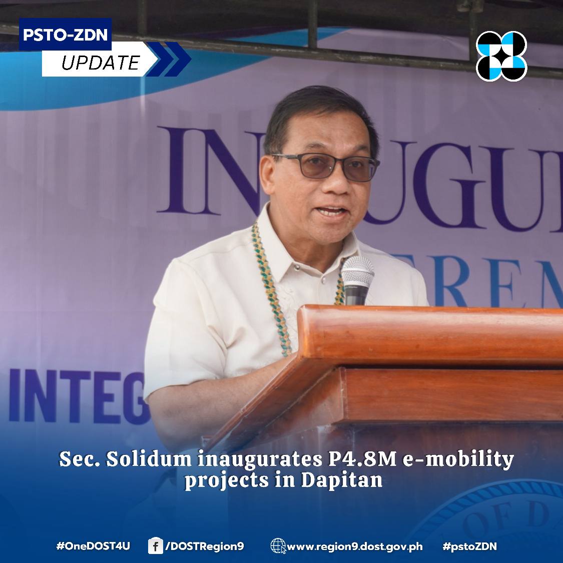 Sec. Solidum inaugurates... - DOST Regional Office No. IX | Facebook