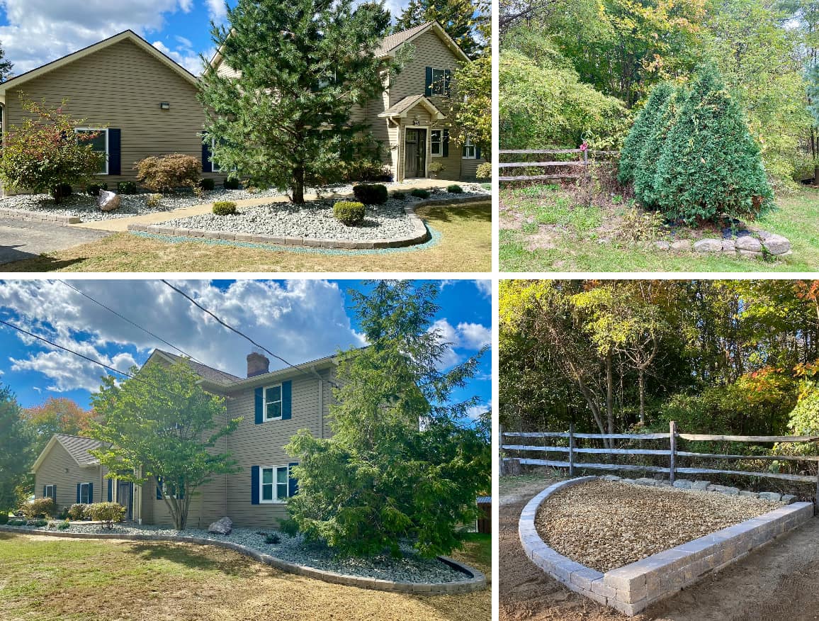 Rob's - Spruced up property with hardscaping & landscaping. Removed ...