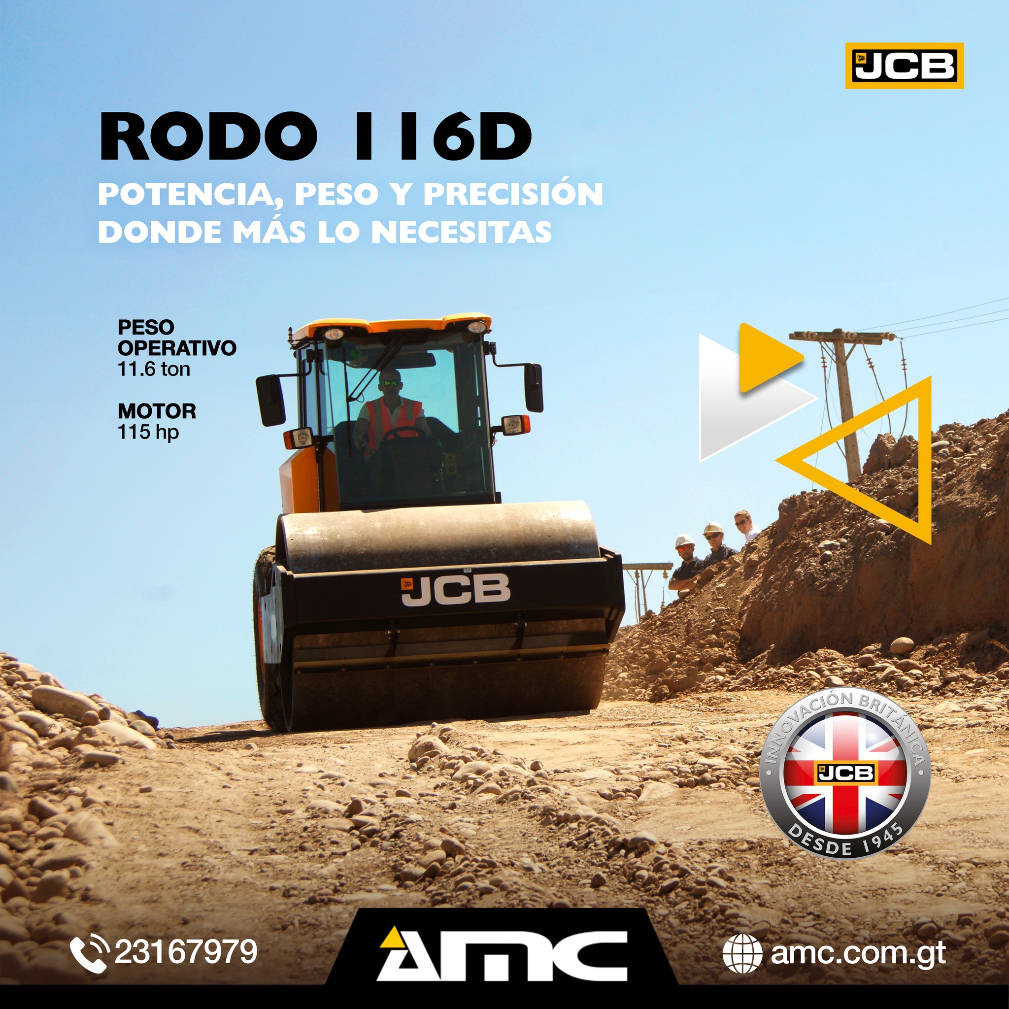 AMC - 🚧 RODO 116D DE JCB 🚧 Potencia, peso y precisión donde más lo ...