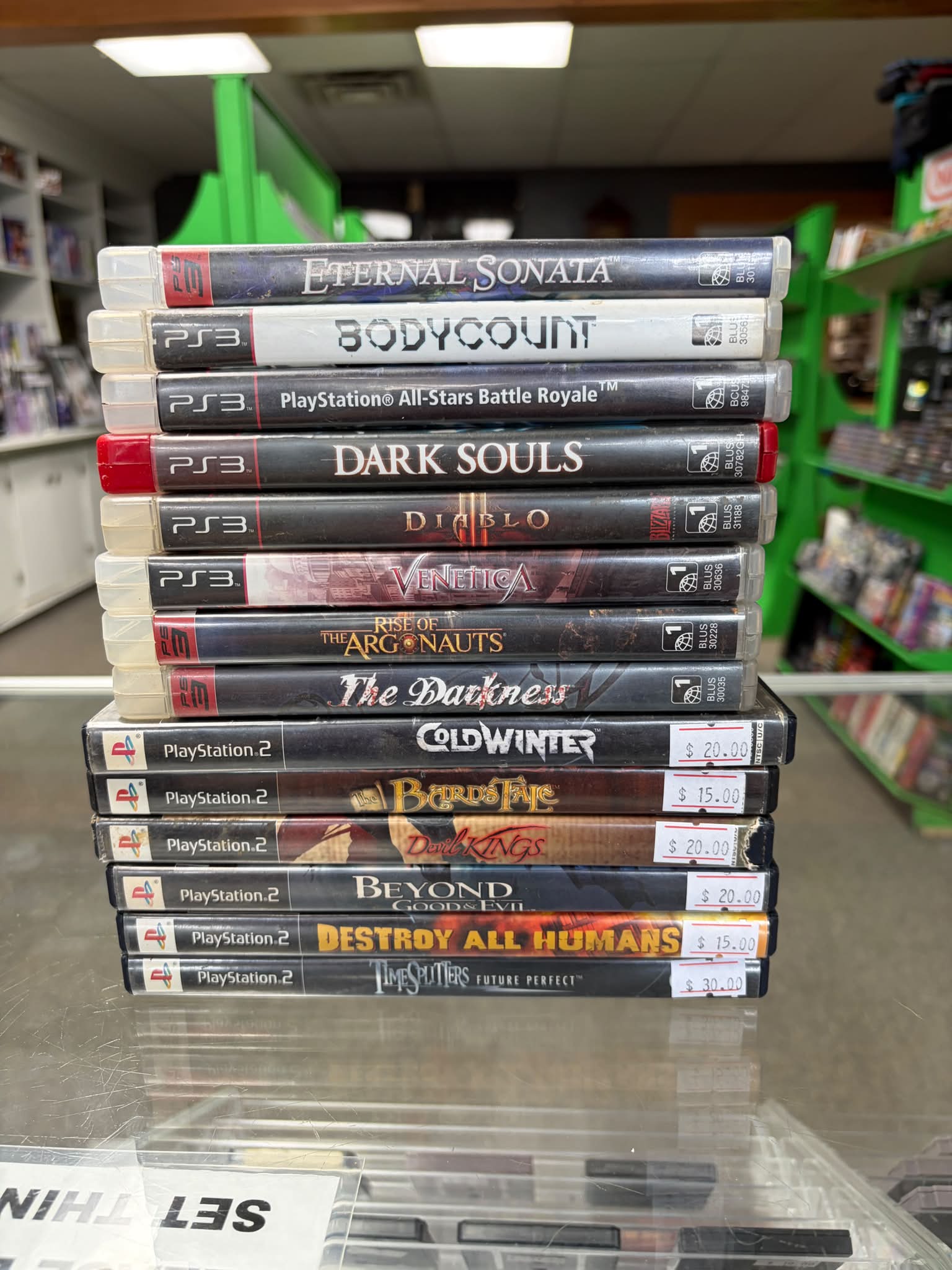 PlayStation 2 and 3 games available at Summit Gaming and