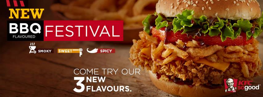KFC - Introducing the new BBQ flavoured Festival from #KFC! The Colonel ...
