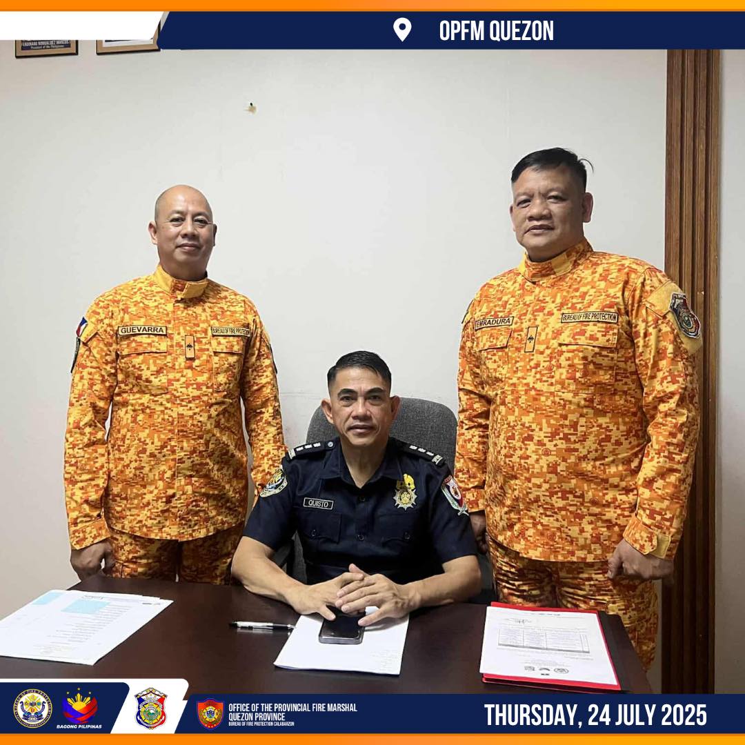 BFP - 24 JULY 2025 | COURTESY CALL OF FOBC CLASS 