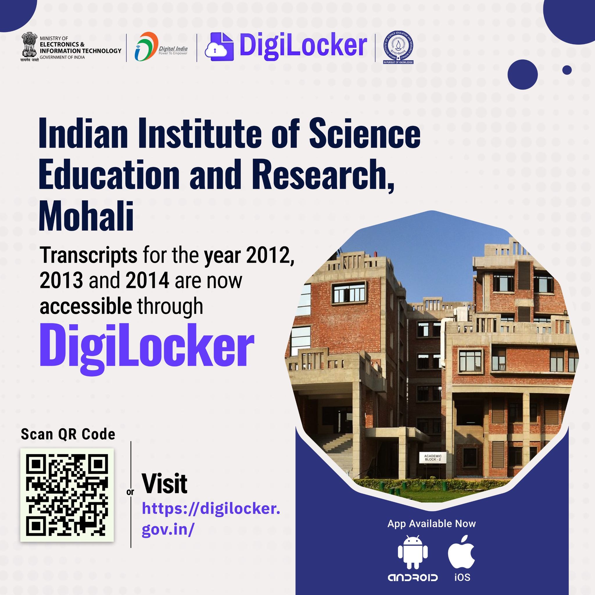 DigiLocker - Indian Institute of Science Education and...