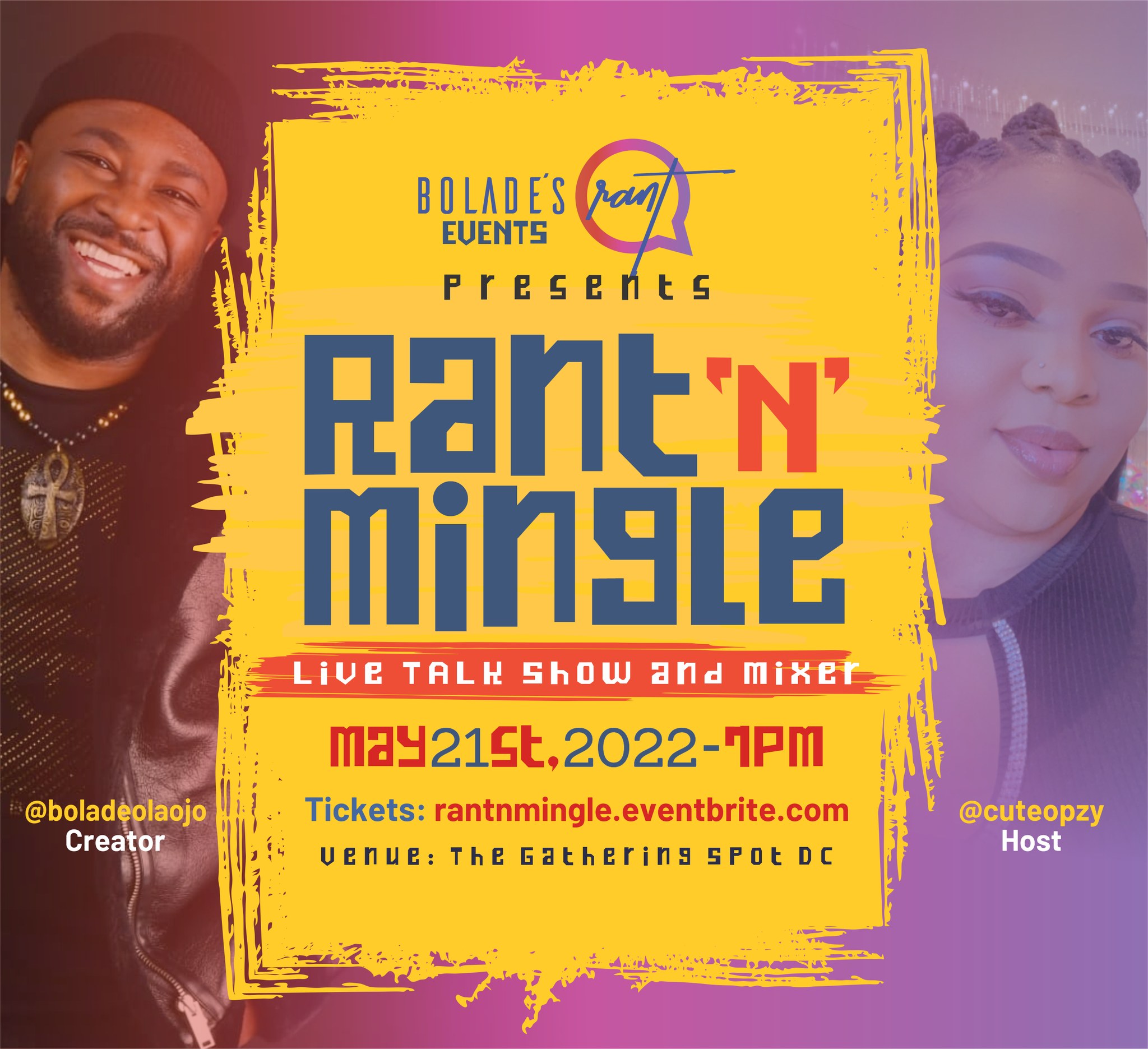 Bolade Ola-Ojo - Get your tickets to a Live Talk Show