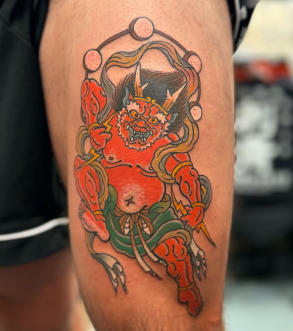 From Italy🇮🇹 Thank you man! #japanesetattoo #raijln