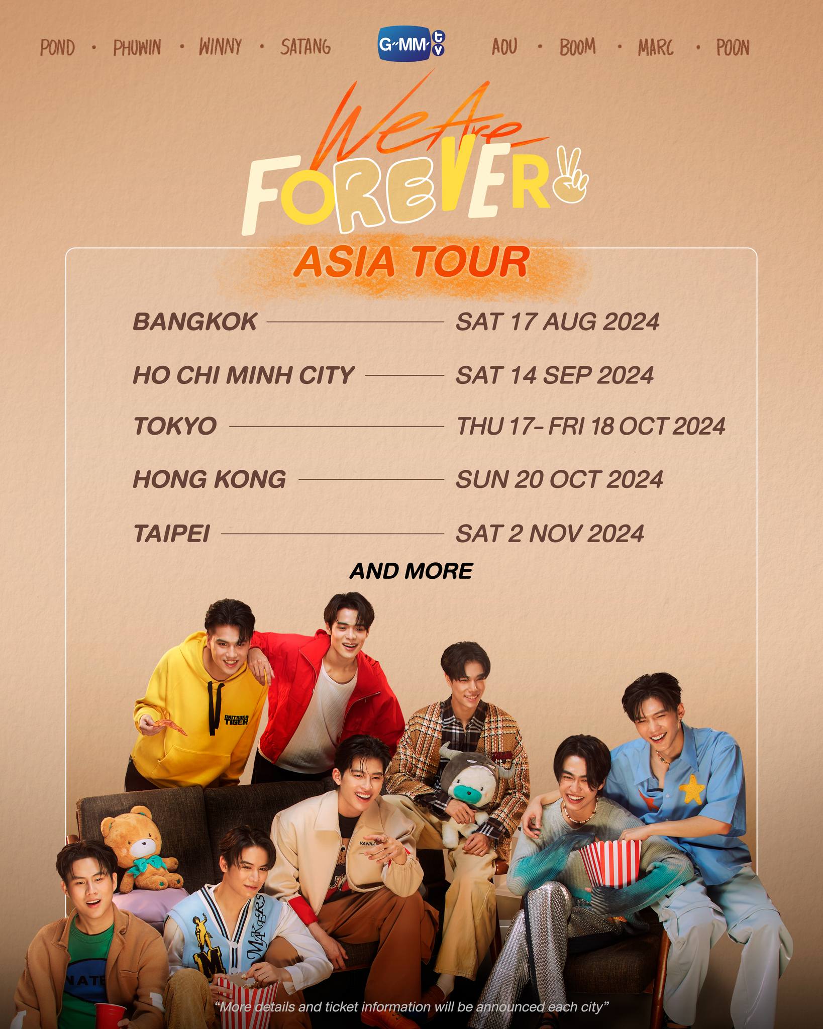 WE ARE… COMING TO YOU! ✨ Fans across Asia, get ready for ultimate 