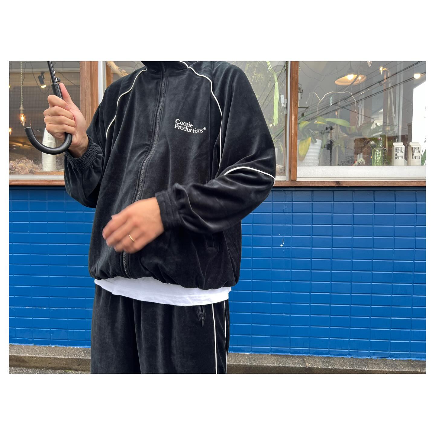 COOTIE PRODUCTIONS ✔︎Velour Training Top ✔︎Velour Training