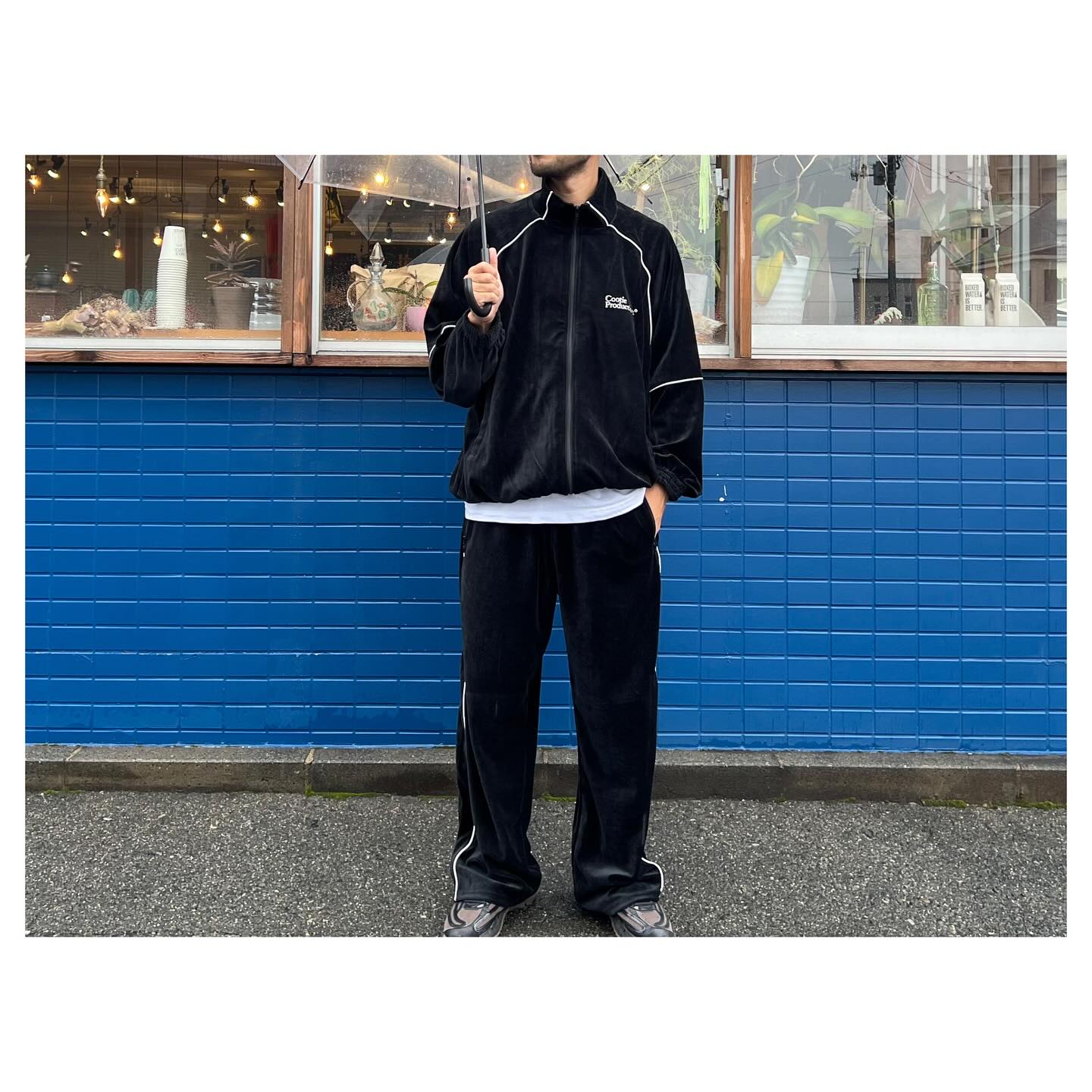 COOTIE PRODUCTIONS ✔︎Velour Training Top ✔︎Velour Training
