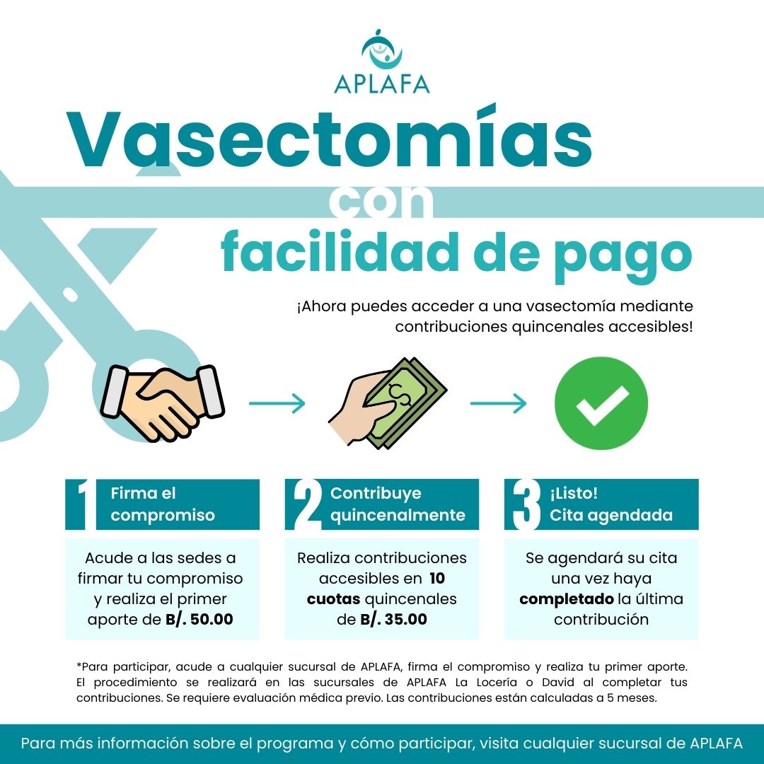 APLAFA - ¡Accede a tu vasectomía con contribuciones quincenales ...