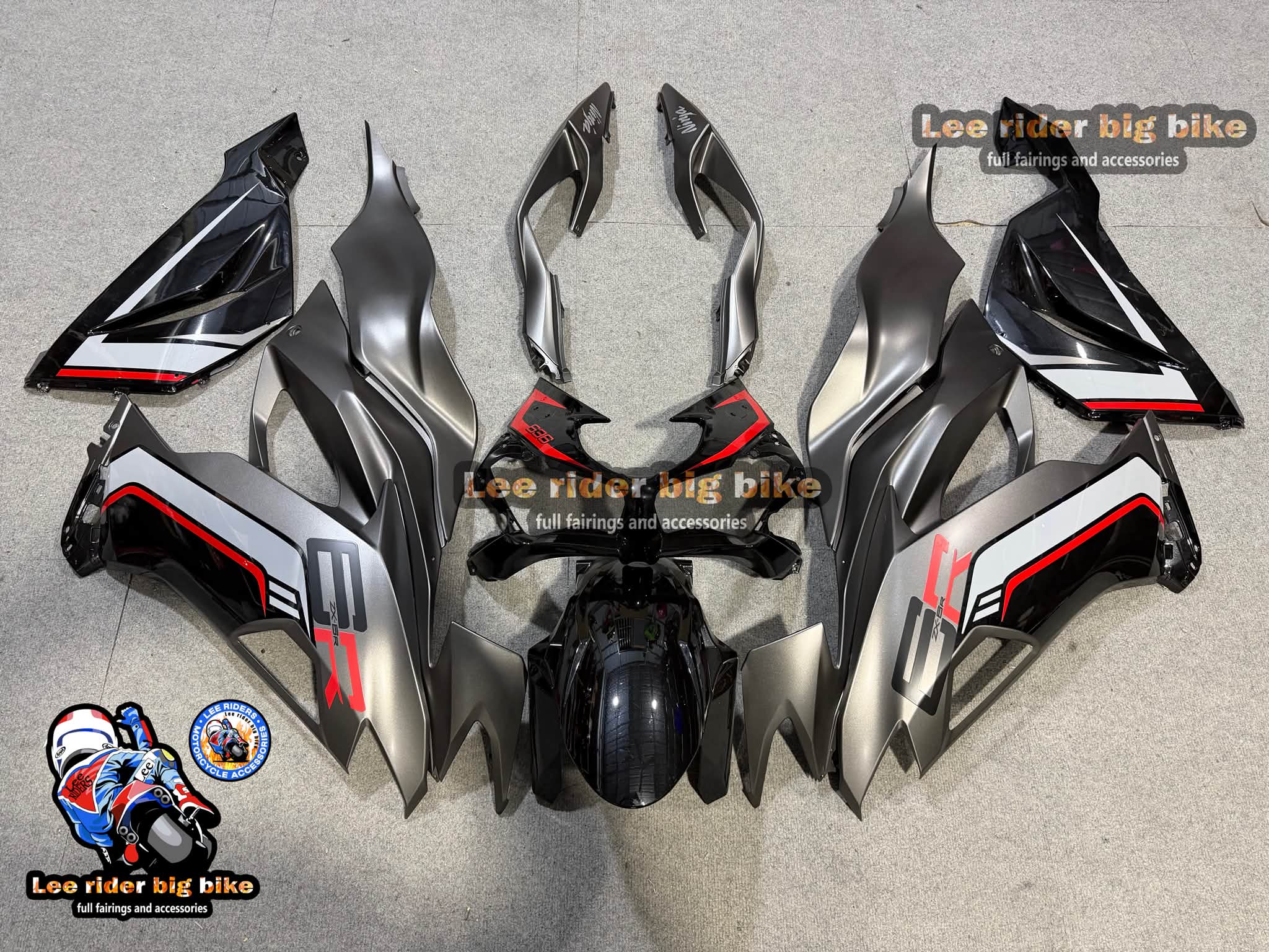 Kawasaki ZX6R full fairings sets for 2019-2026 models