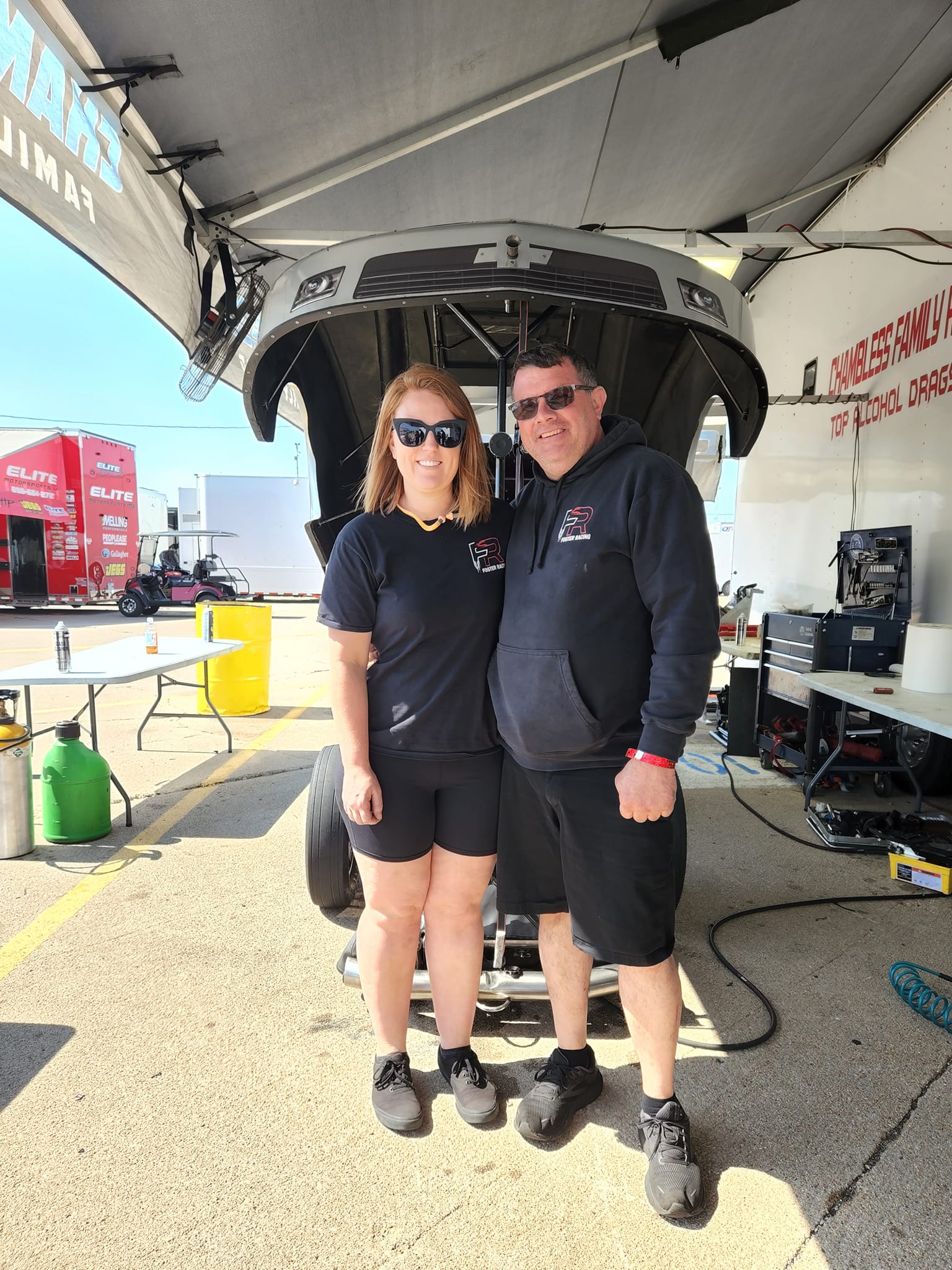 Foster Racing - Friday Schedule: Chris & Christine are...