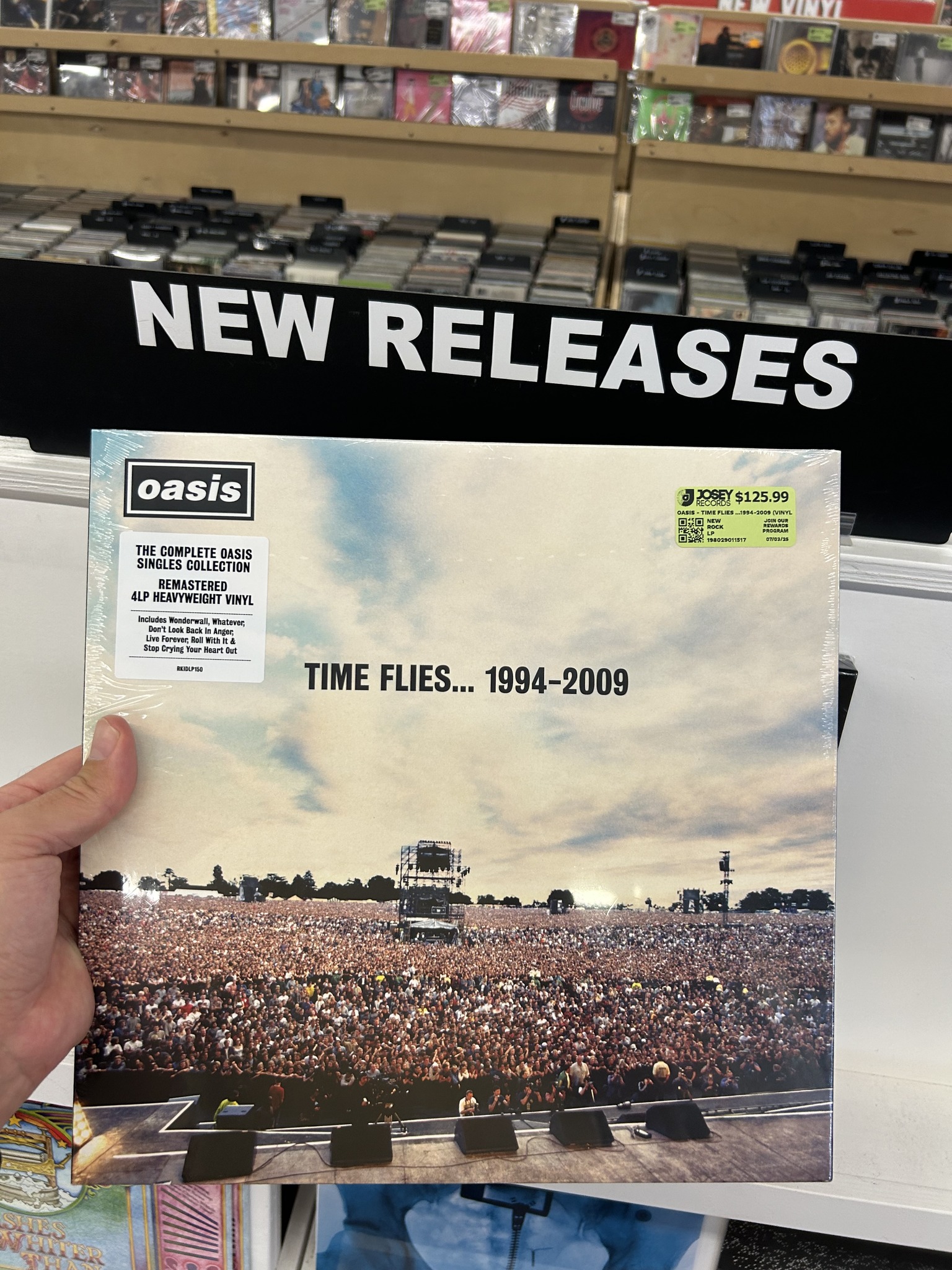 Oasis live 25 tour coloured vinyl