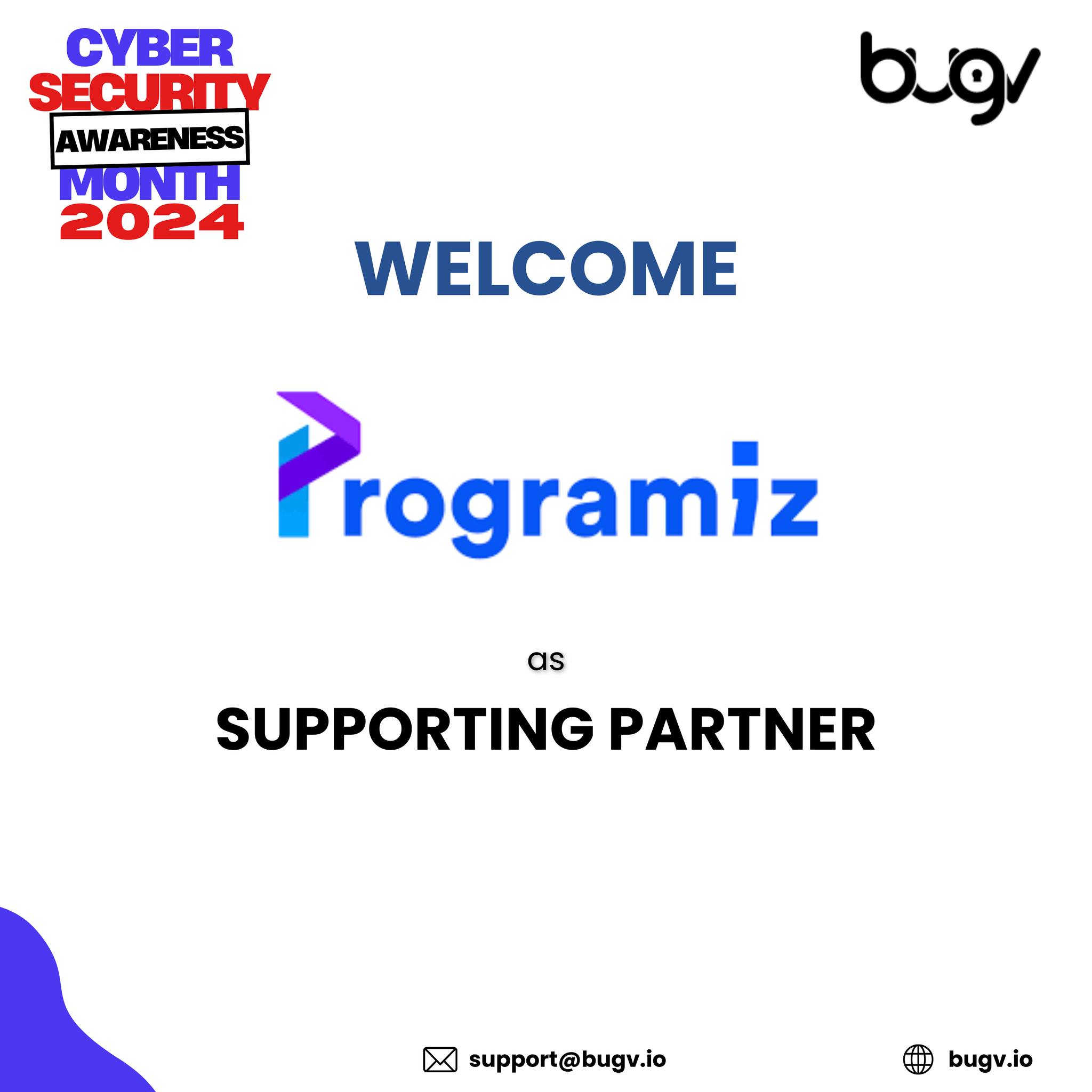 Bugv - 🚀 Welcome Programiz as our Supporting Partner for Cyber Security ...