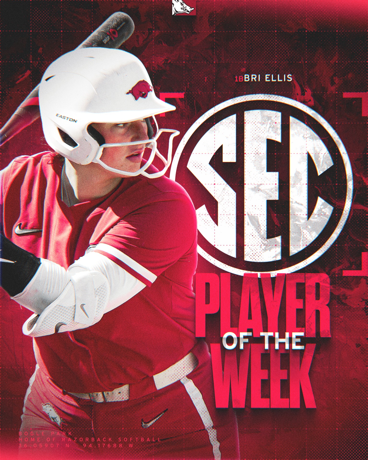 Arkansas - No surprises here Bri Ellis is your SEC Player of the Week ...