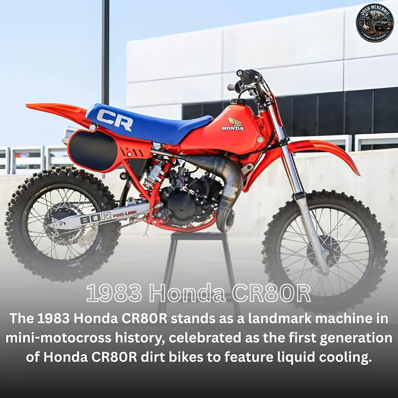 1982 Honda CR480R vintage motocross bike history and specs