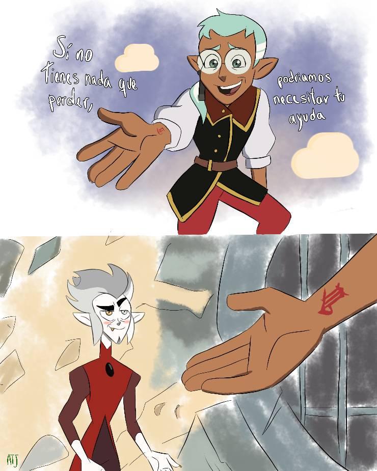 Sonrieme pues. - The owl house fanart r63 ESP/ENG Vivan...
