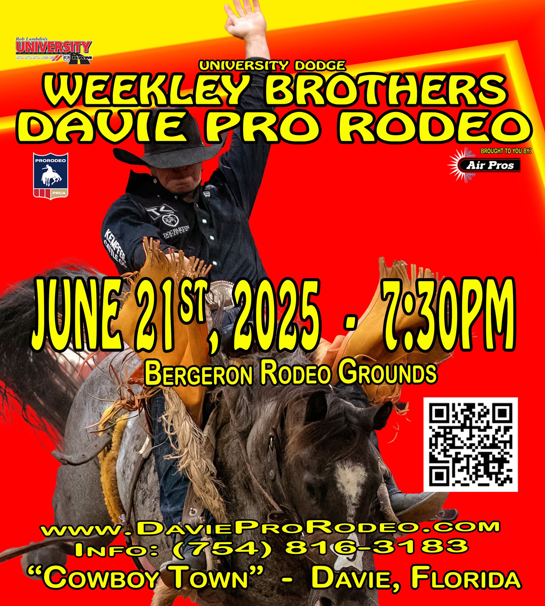 Davie Rodeo 2025 Dates – 2025 Rodeo Schedule – QGRMH
