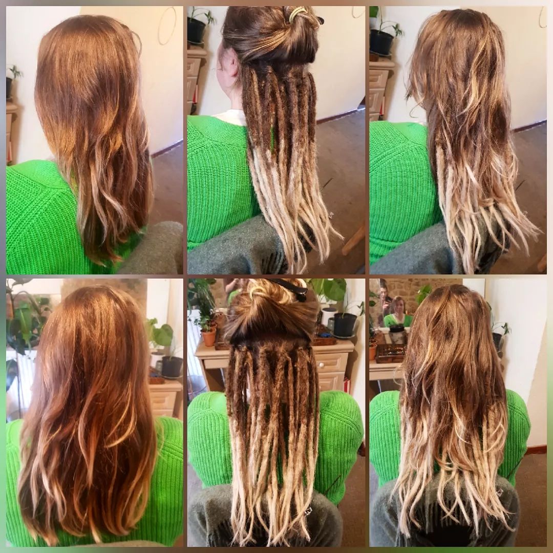 New partial dreads with some... - Knot Knormal Dreadlocks