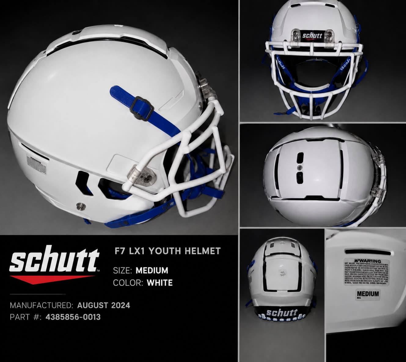 f7 helmet parts Football Facemask Repair kit for Schutt & Riddell Sports Helmet printed lattice technology For sale $250 obo schutt