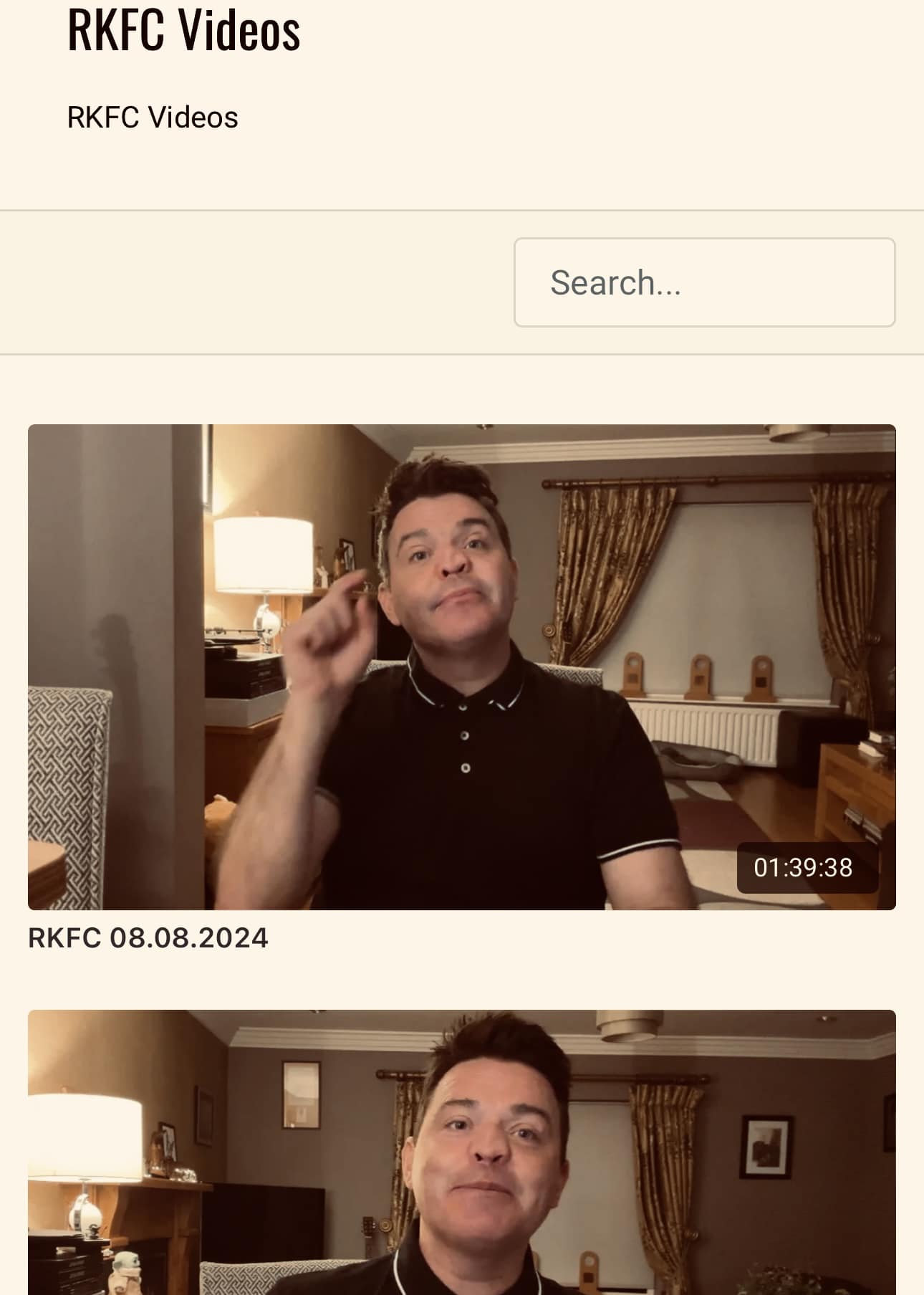 Ryan - A new RKFC video is up and ready to watch right here ...