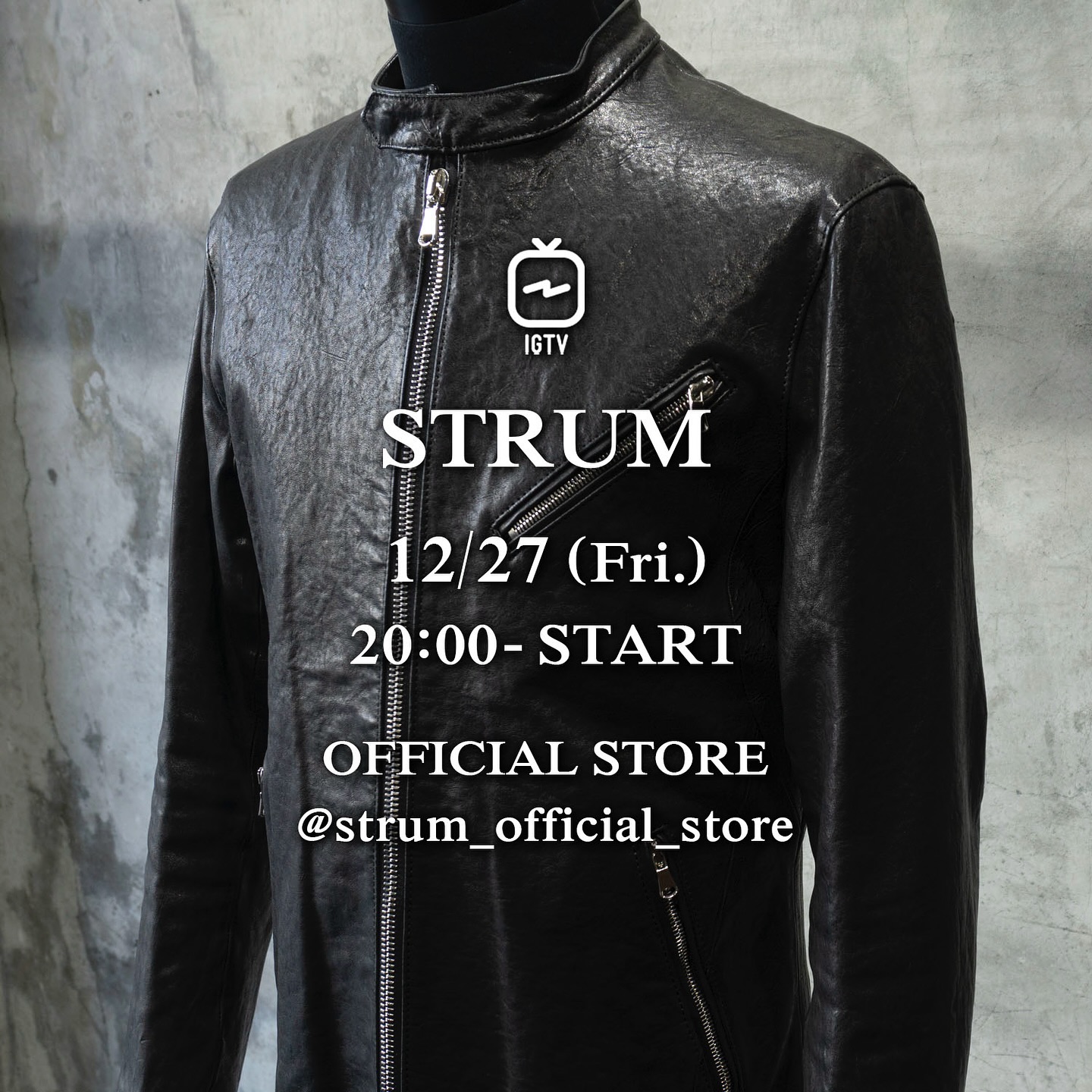 ▶︎▶︎▶︎ STRUM OFFICIAL STORE IGTV 12/27(Fri.) 20:00- 2024-25A 