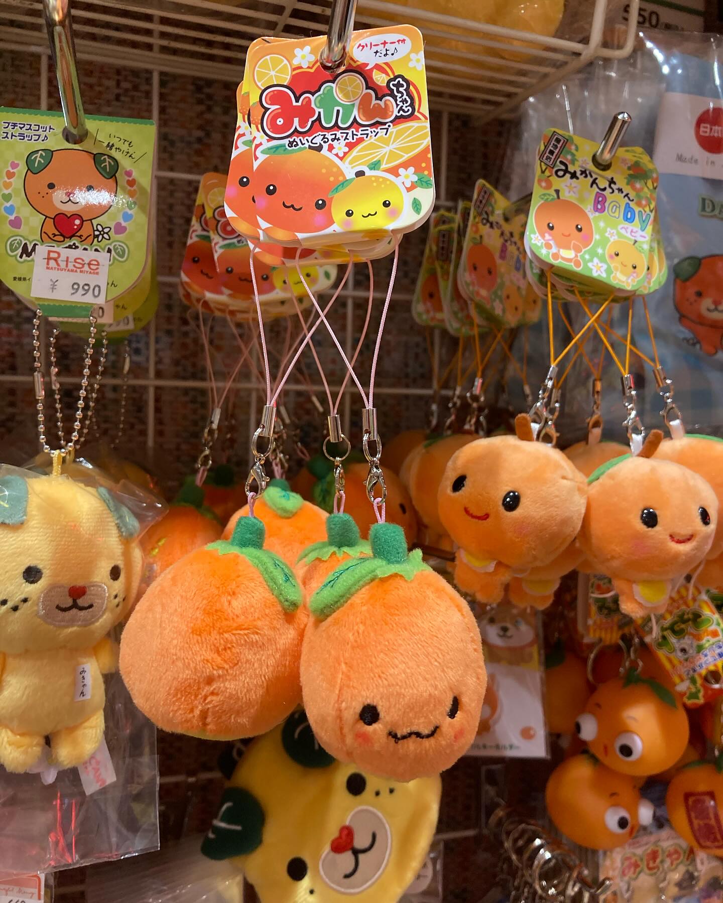 本日入荷の新商品✨ #みかんちゃんぬいぐるみストラップ #みかんちゃん