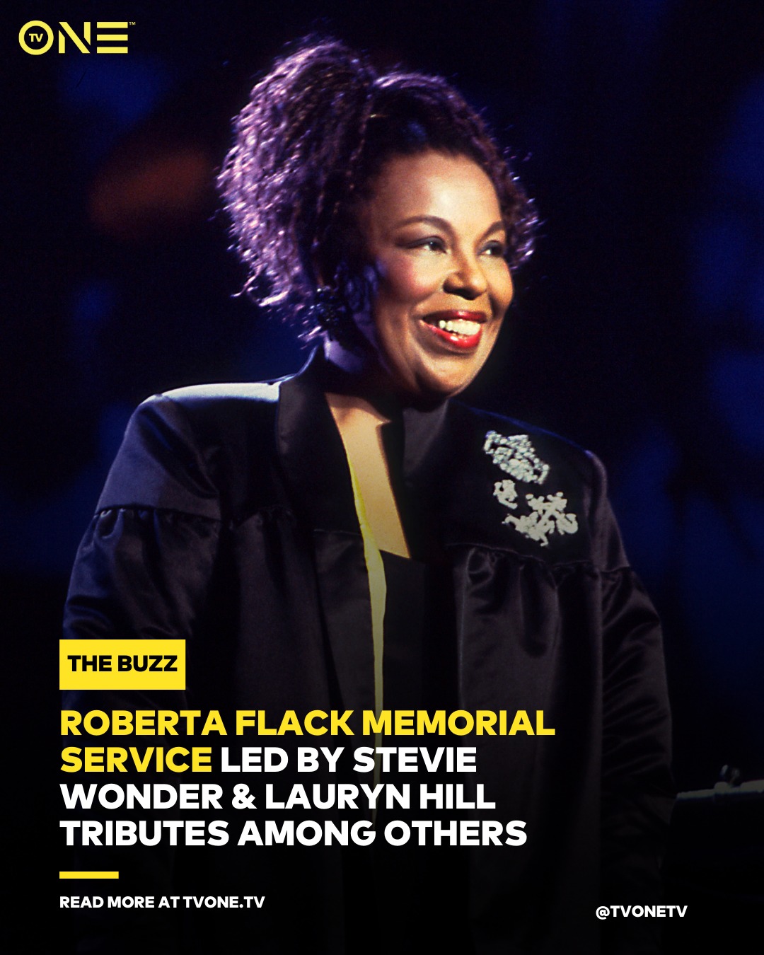 TV One - Roberta Flack was laid to rest in New York on Monday and the ...