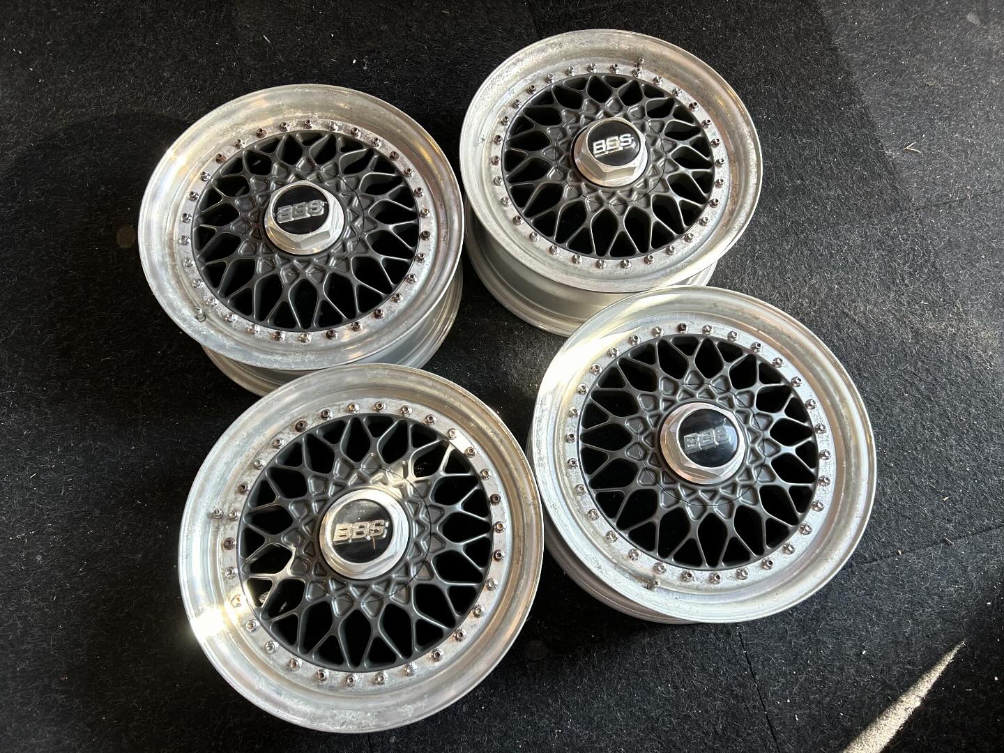 💥 BBS RS045 💥 4x100 15” 6j Et38 Great set of wheels with a nice