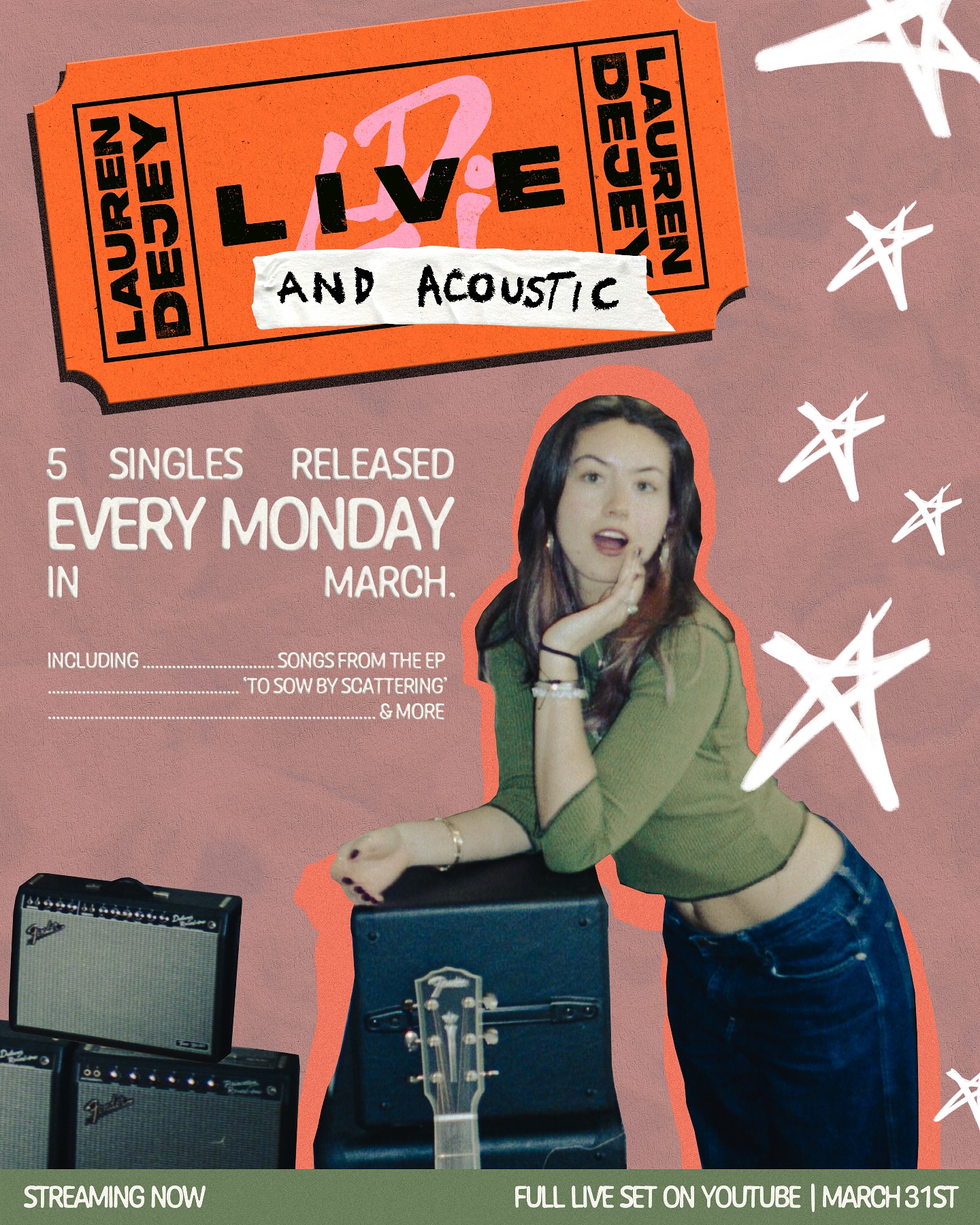 Lauren - ⭐️🎤SURPRISE !!! 🎤⭐️ Every Monday in March I’ll be releasing a ...