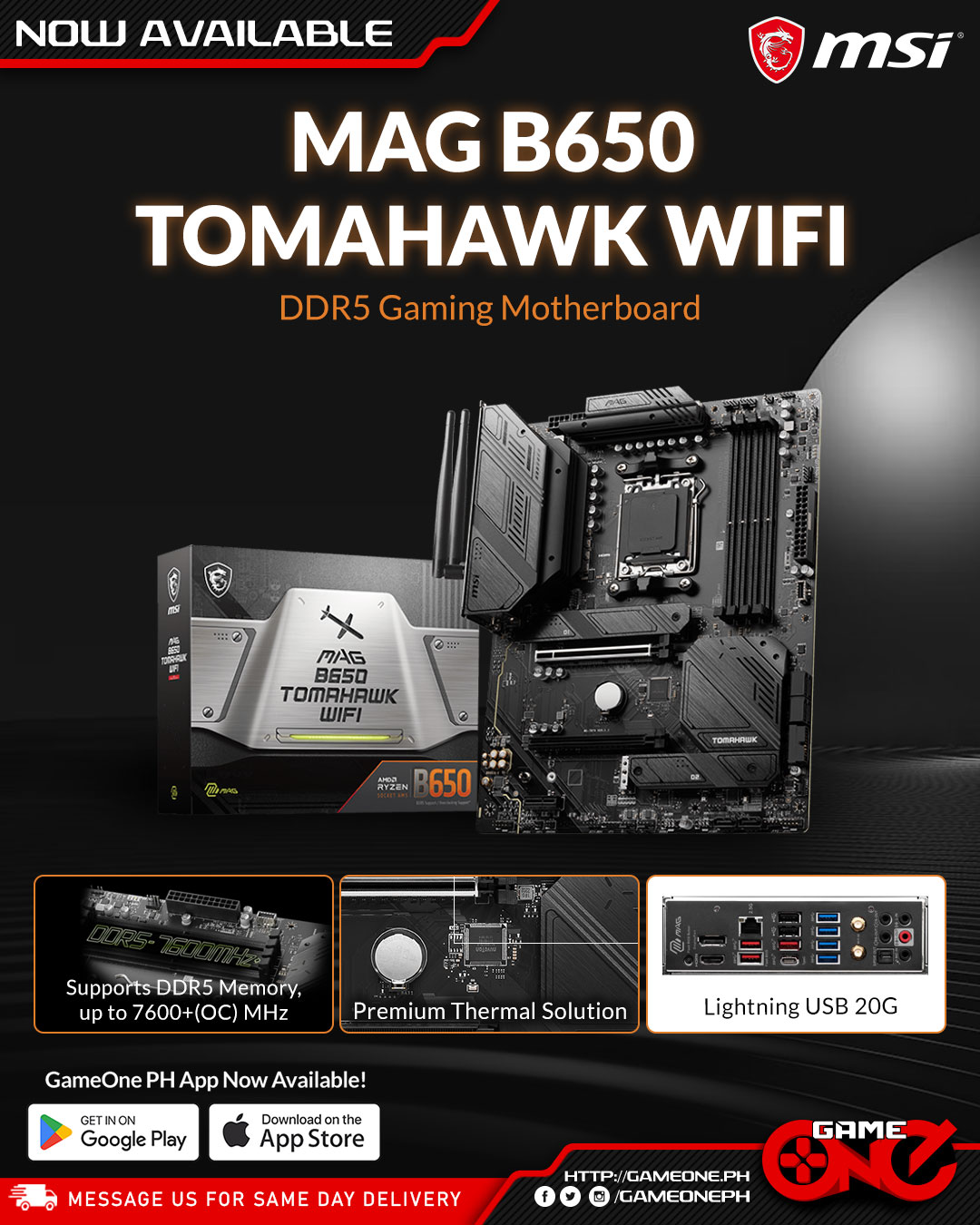 Game - Power up your rig with the MSI MAG B650 Tomahawk WiFi DDR5 ...